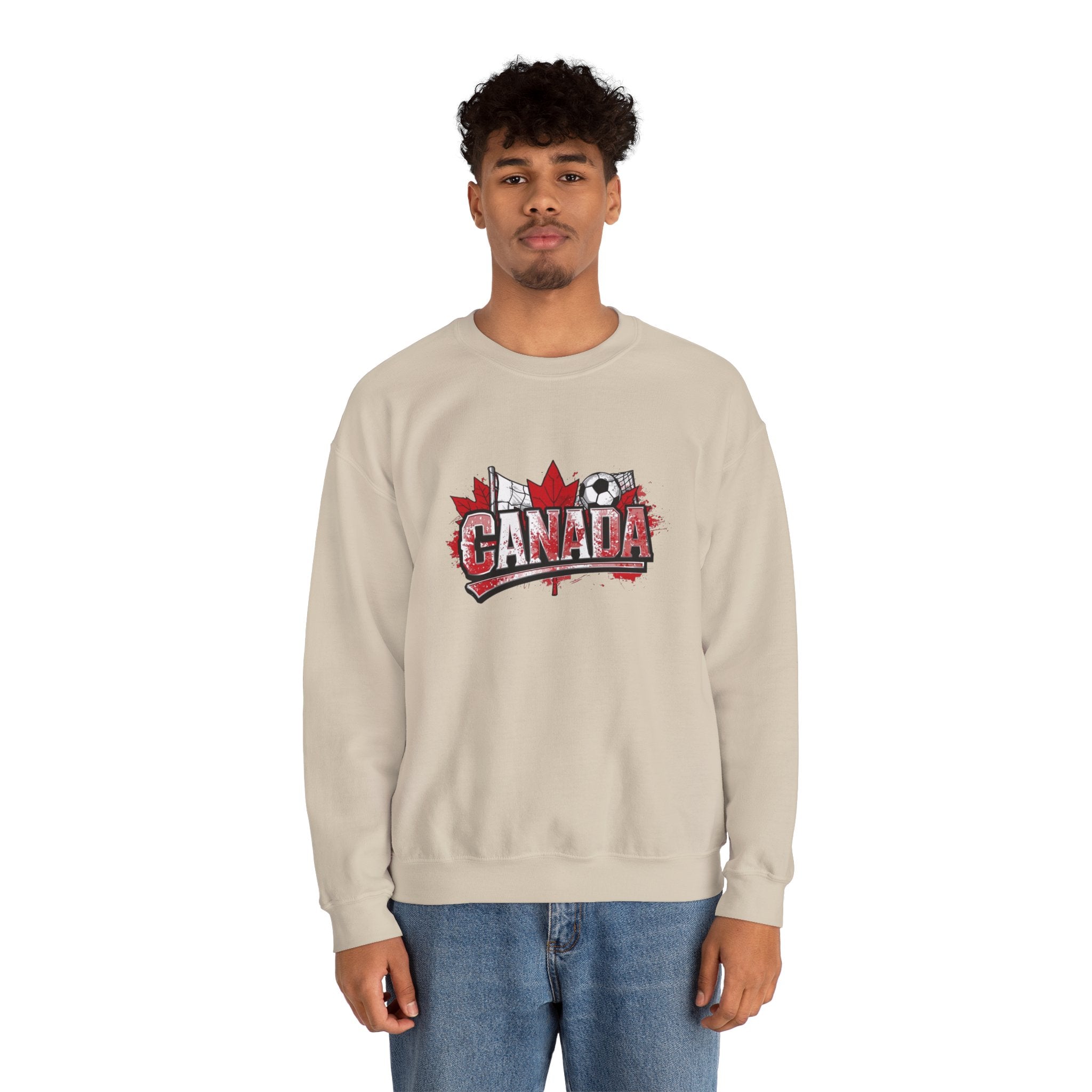 Canada Soccer Crewneck Sweatshirt – Maple Leaf Canada Graphic