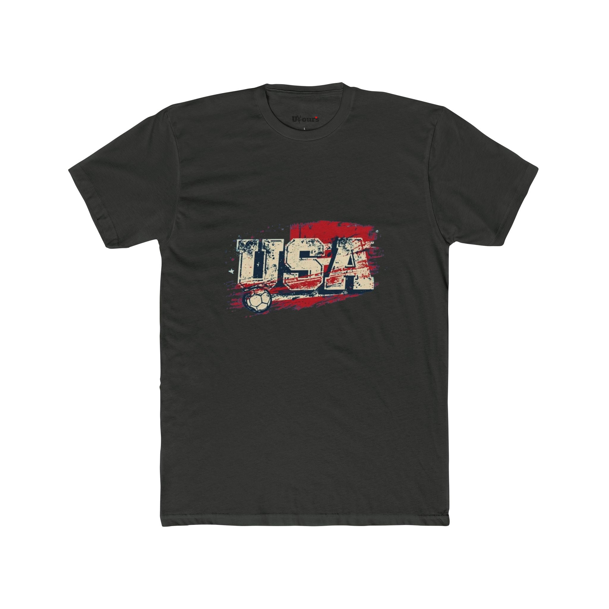 USA Distressed Flag T‑Shirt — Patriotic Vintage Graphic Tee