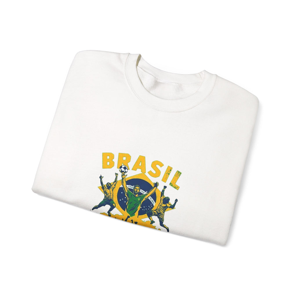 Brasil Futebol Crewneck Sweatshirt — Brazilian Soccer Graphic Pullover