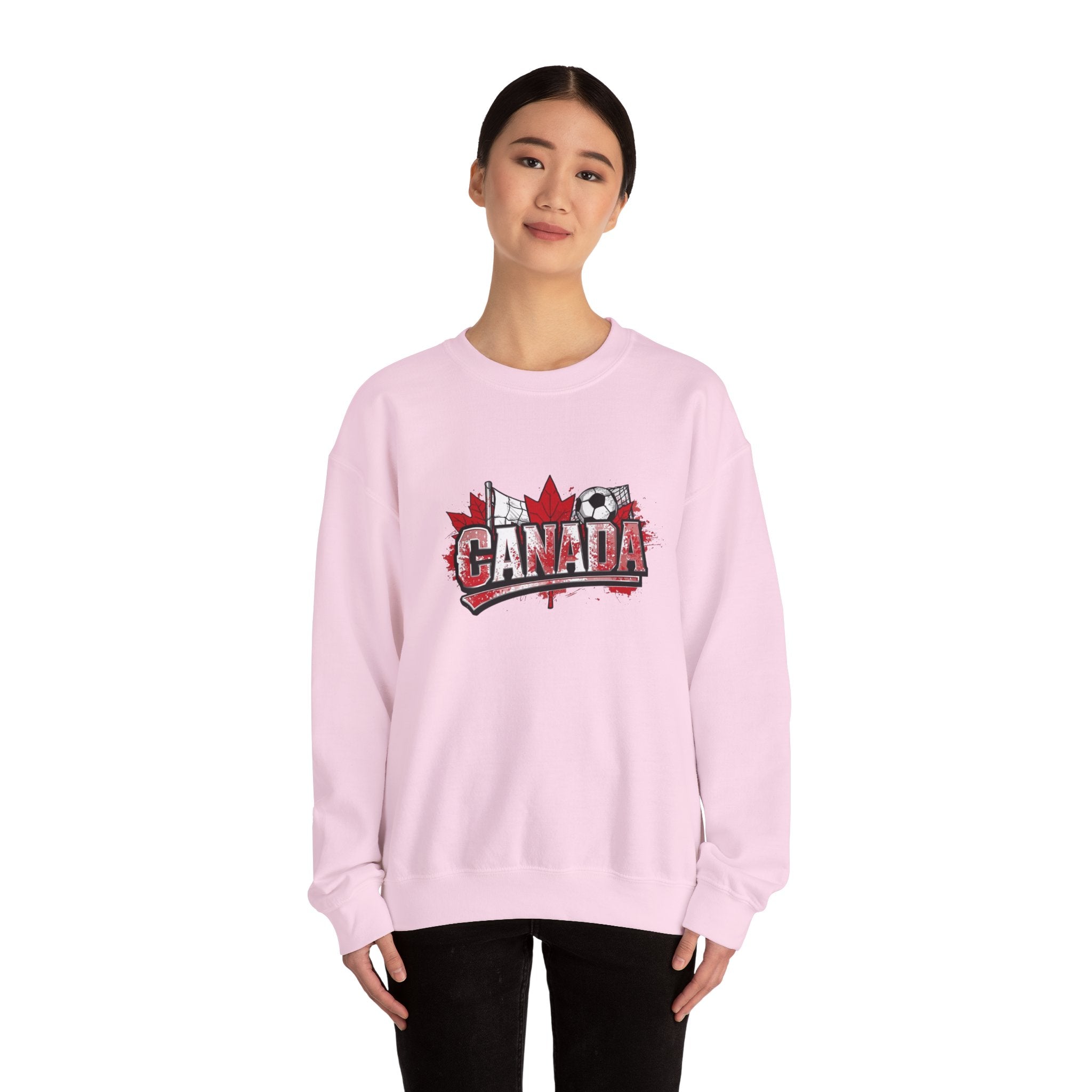 Canada Soccer Crewneck Sweatshirt – Maple Leaf Canada Graphic