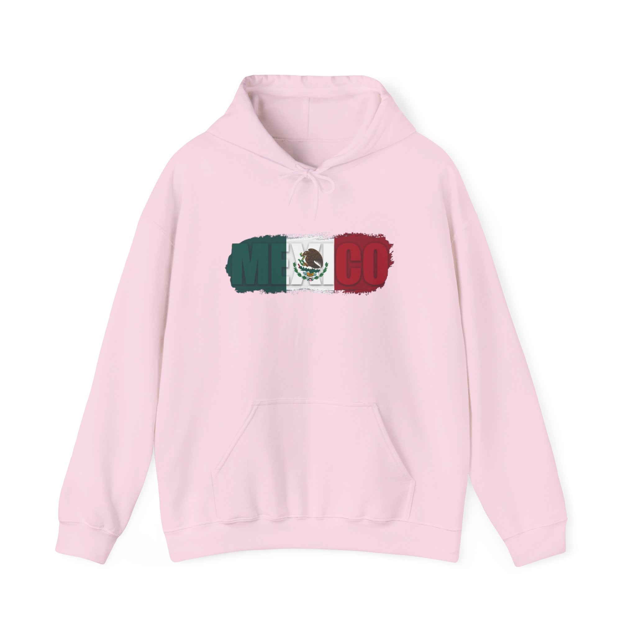 Mexico Flag Hoodie — Distressed Mexican Flag Graphic Pullover