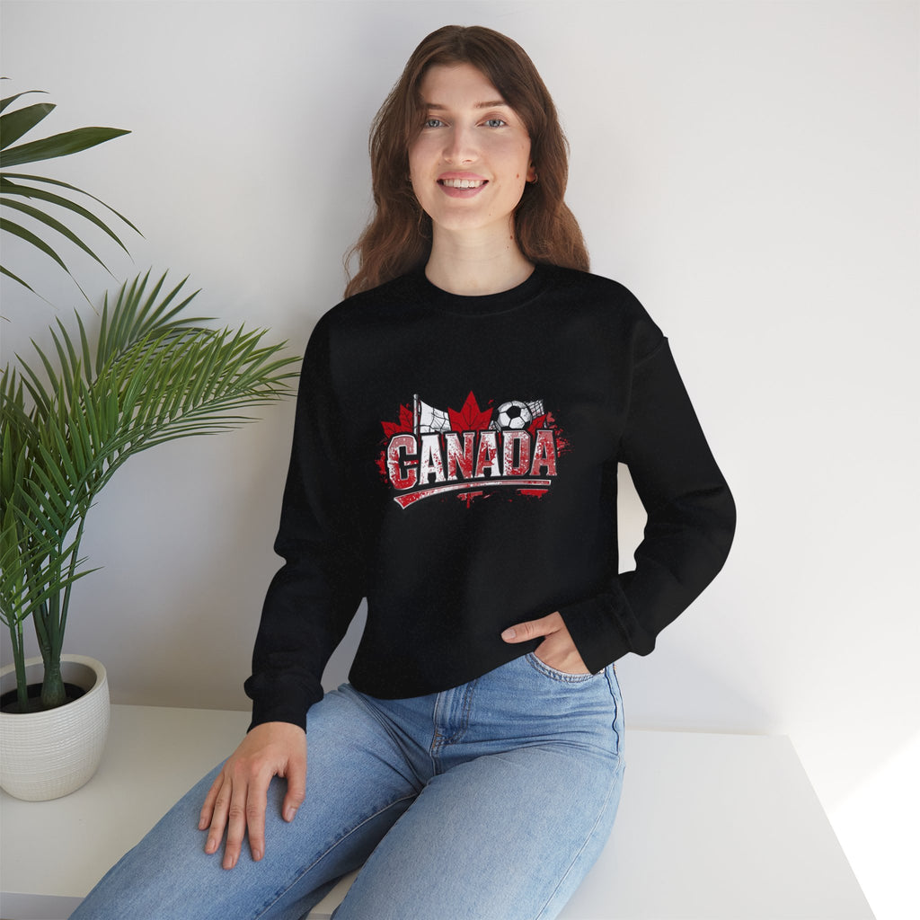 Canada Soccer Crewneck Sweatshirt – Maple Leaf Canada Graphic
