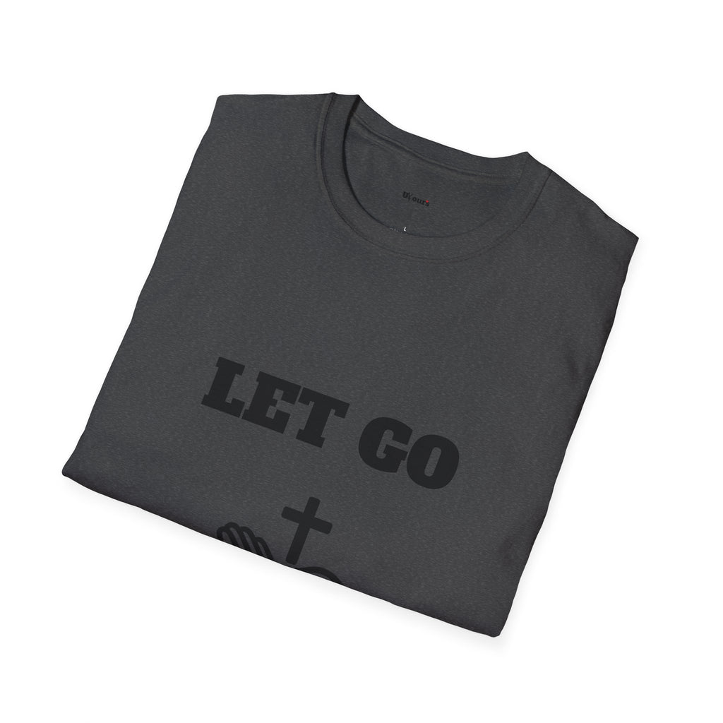 Inspirational Faith T-Shirt - Let Go Let God, Unisex Tee, Christian Gift, Motivational Apparel, Everyday Wear, Positive Message