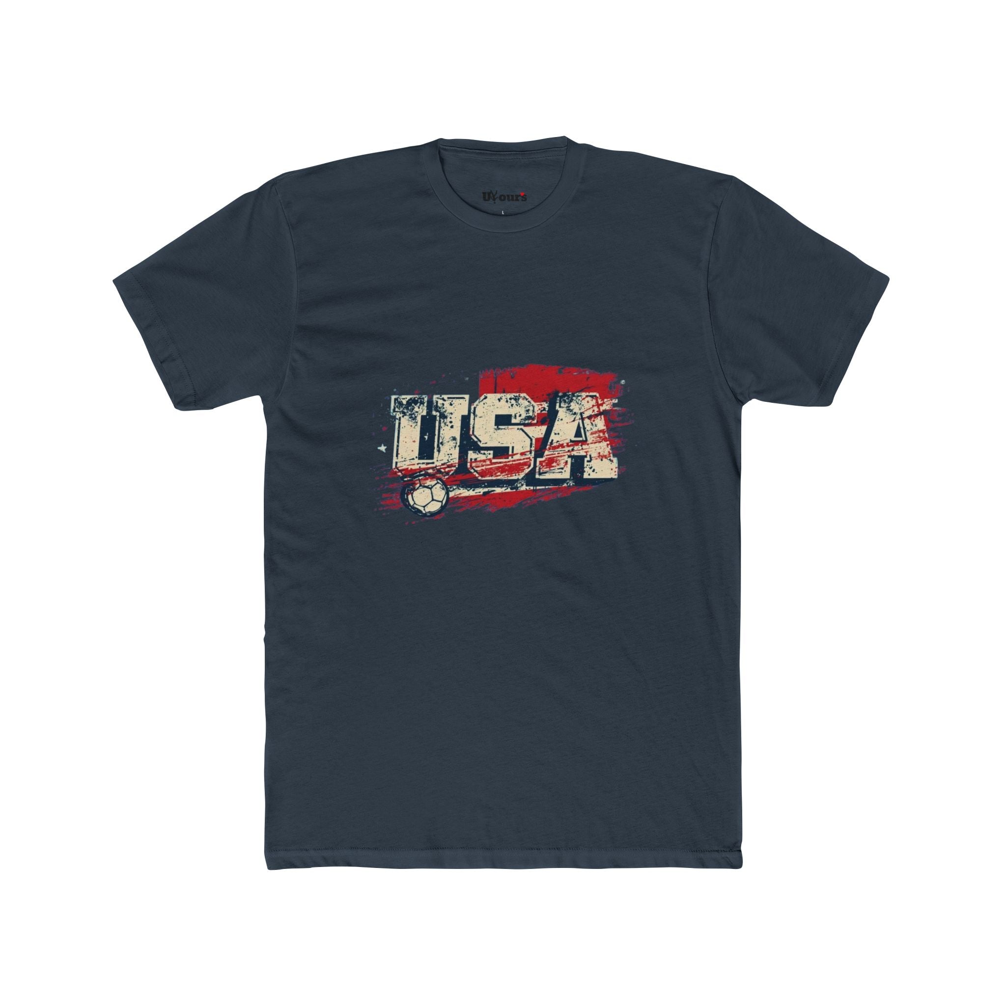 USA Distressed Flag T‑Shirt — Patriotic Vintage Graphic Tee