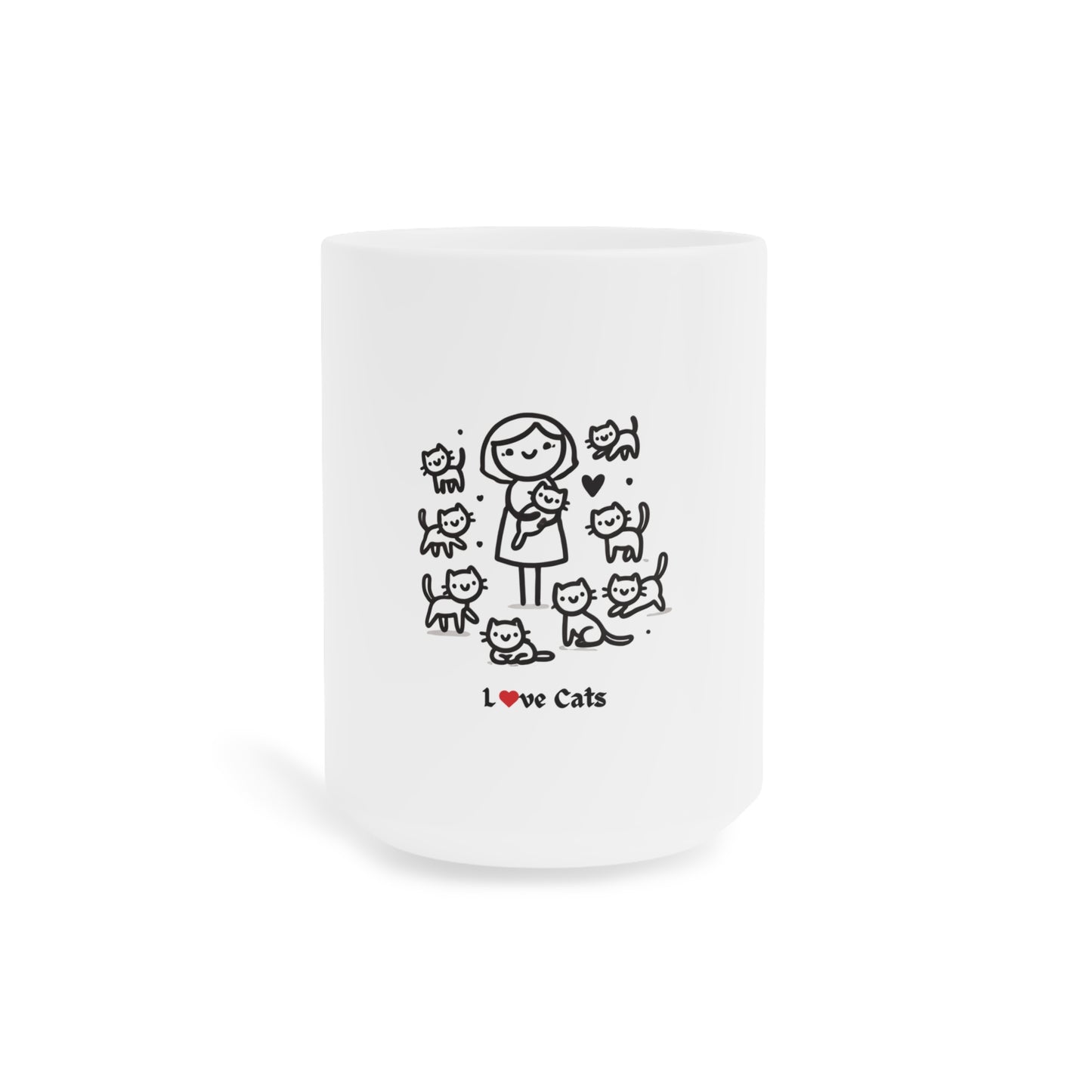 Ceramic Mugs (15oz\20oz) Cat Lover