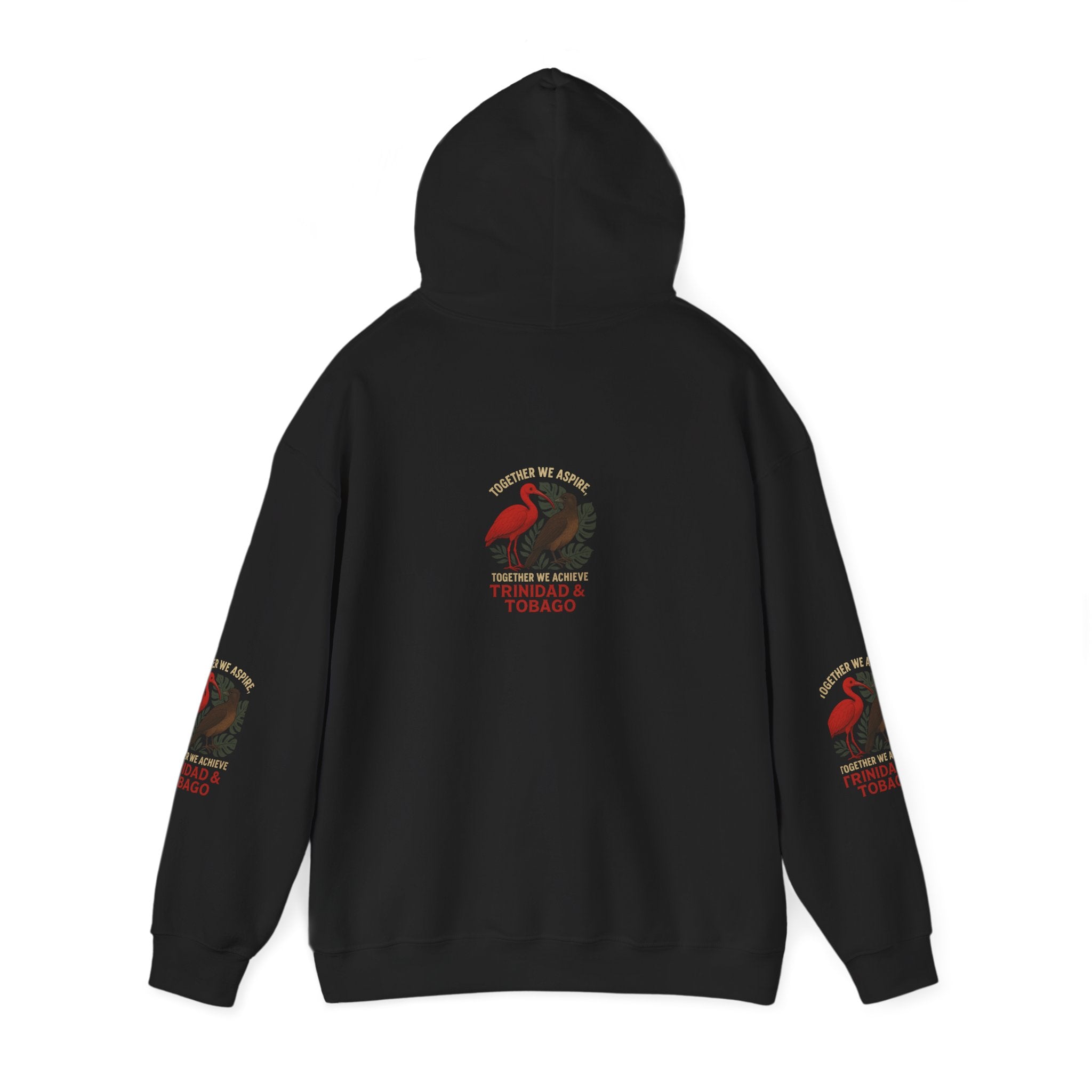 Trinidad & Tobago Flamingo Crest Hoodie | Island Pride Sweatshirt