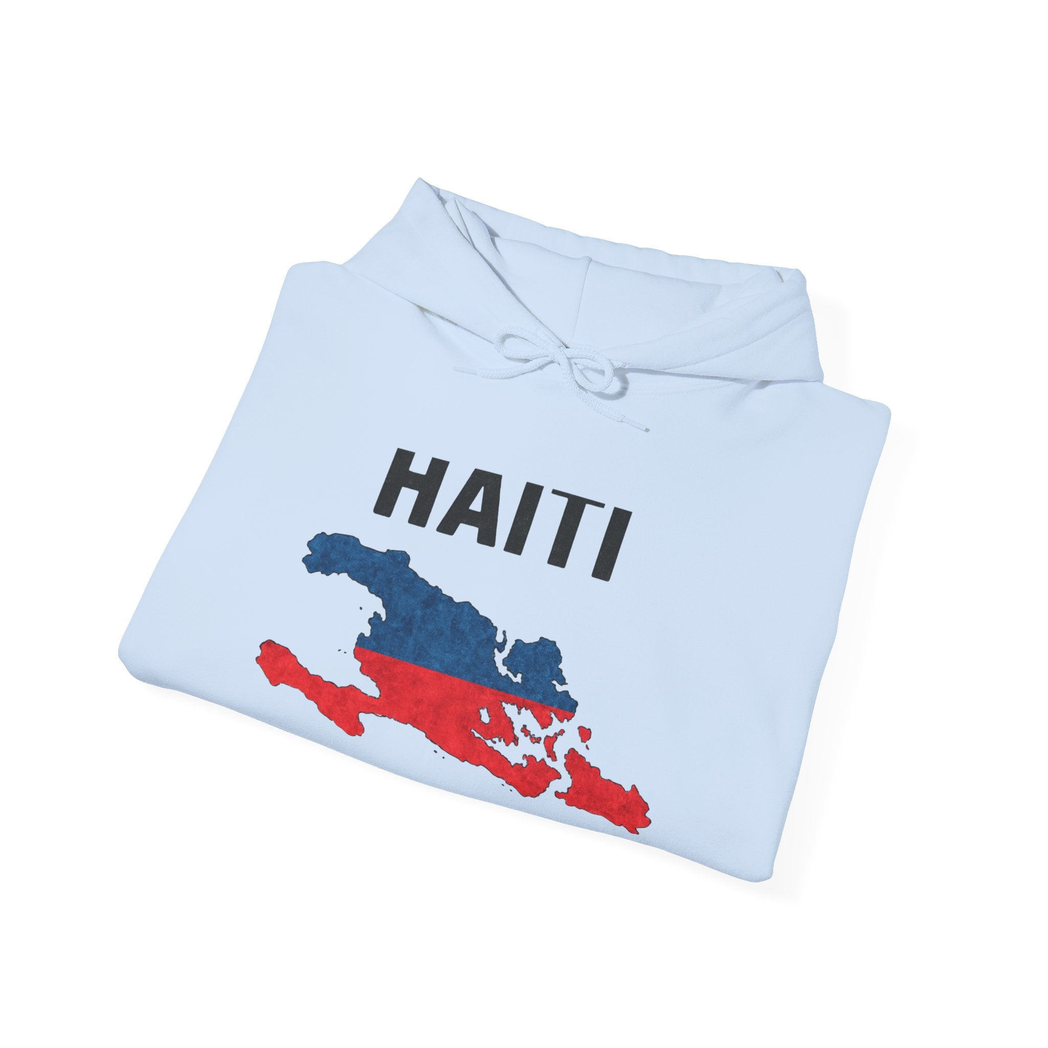 Haiti Map Hoodie – Patriotic Haiti Flag Map Sweatshirt