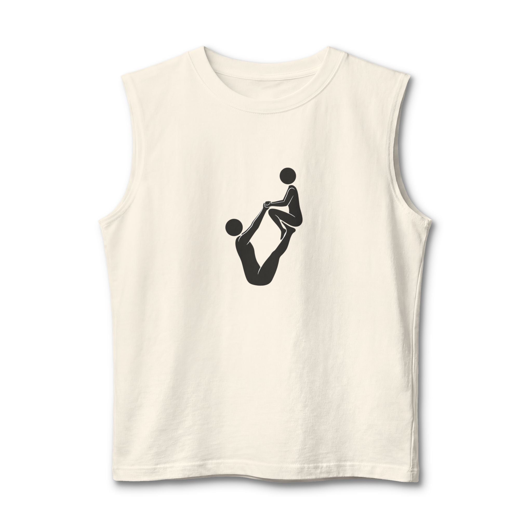 Acro Yoga Pose Muscle Tank — Partner Acrobatics Graphic Tank Top