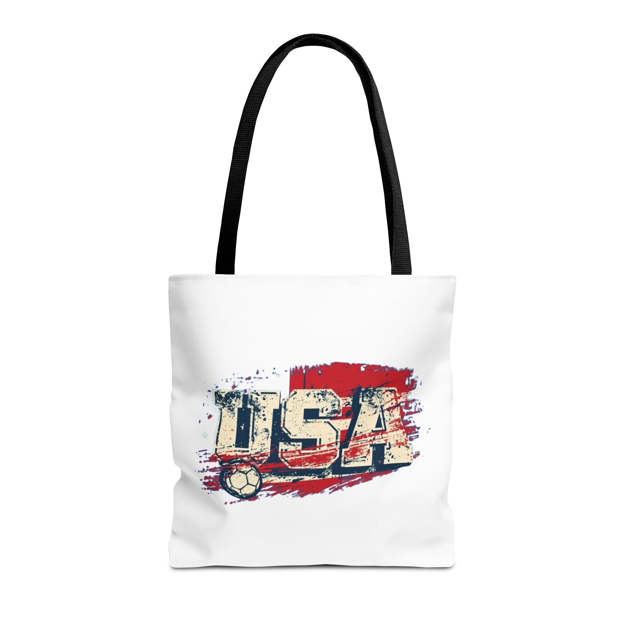 Patriotic USA Tote Bag — American Pride Eagle & Flag All-Over Print