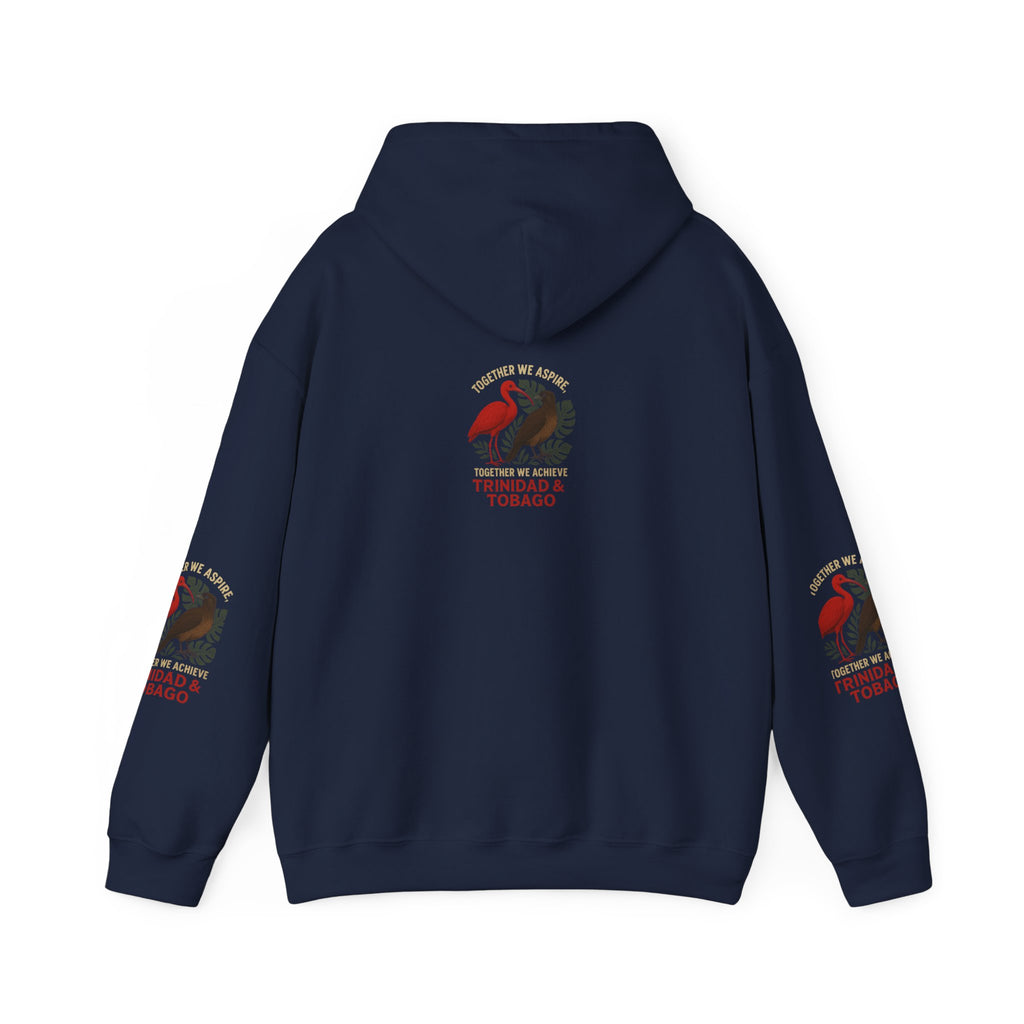 Trinidad & Tobago Flamingo Crest Hoodie | Island Pride Sweatshirt