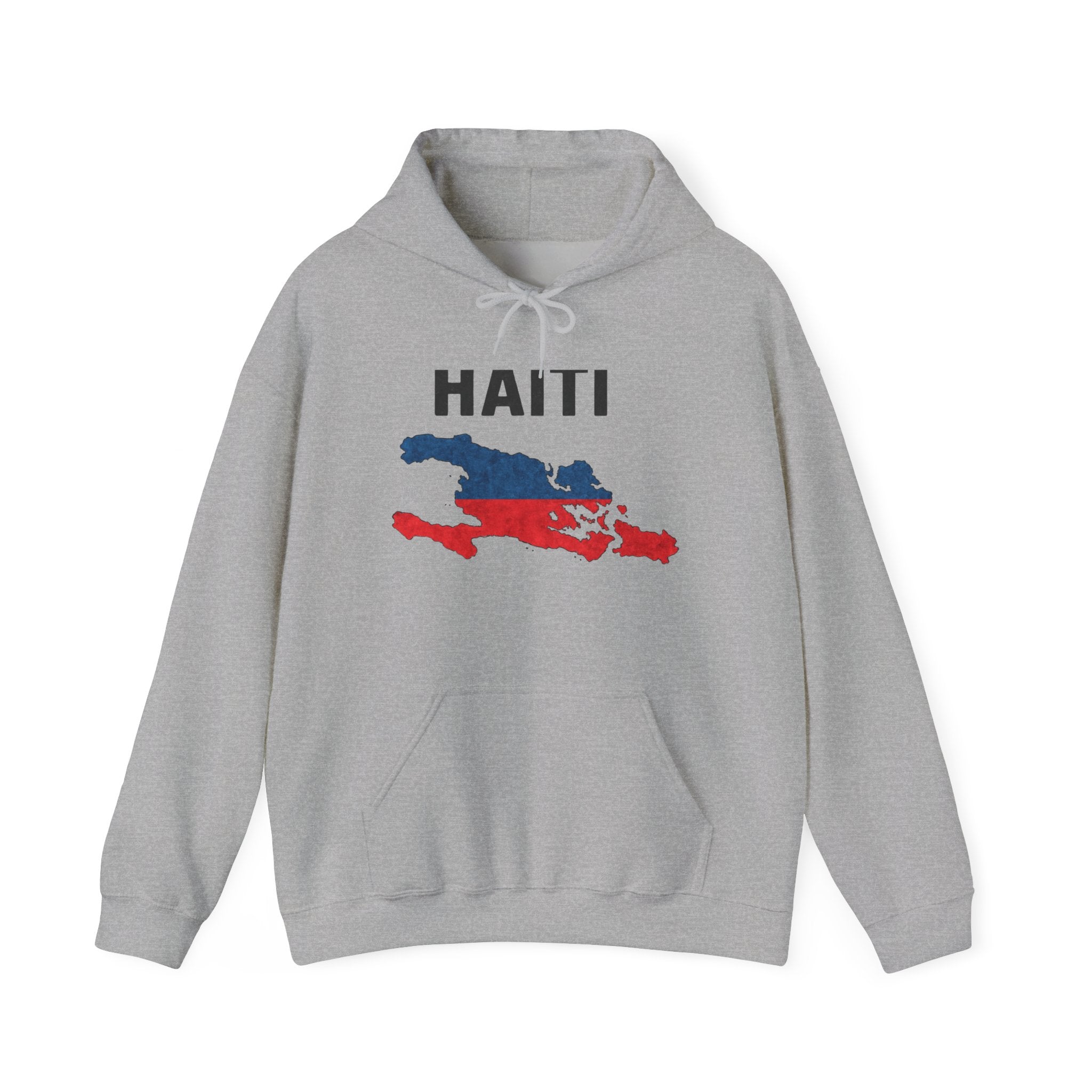 Haiti Map Hoodie – Patriotic Haiti Flag Map Sweatshirt