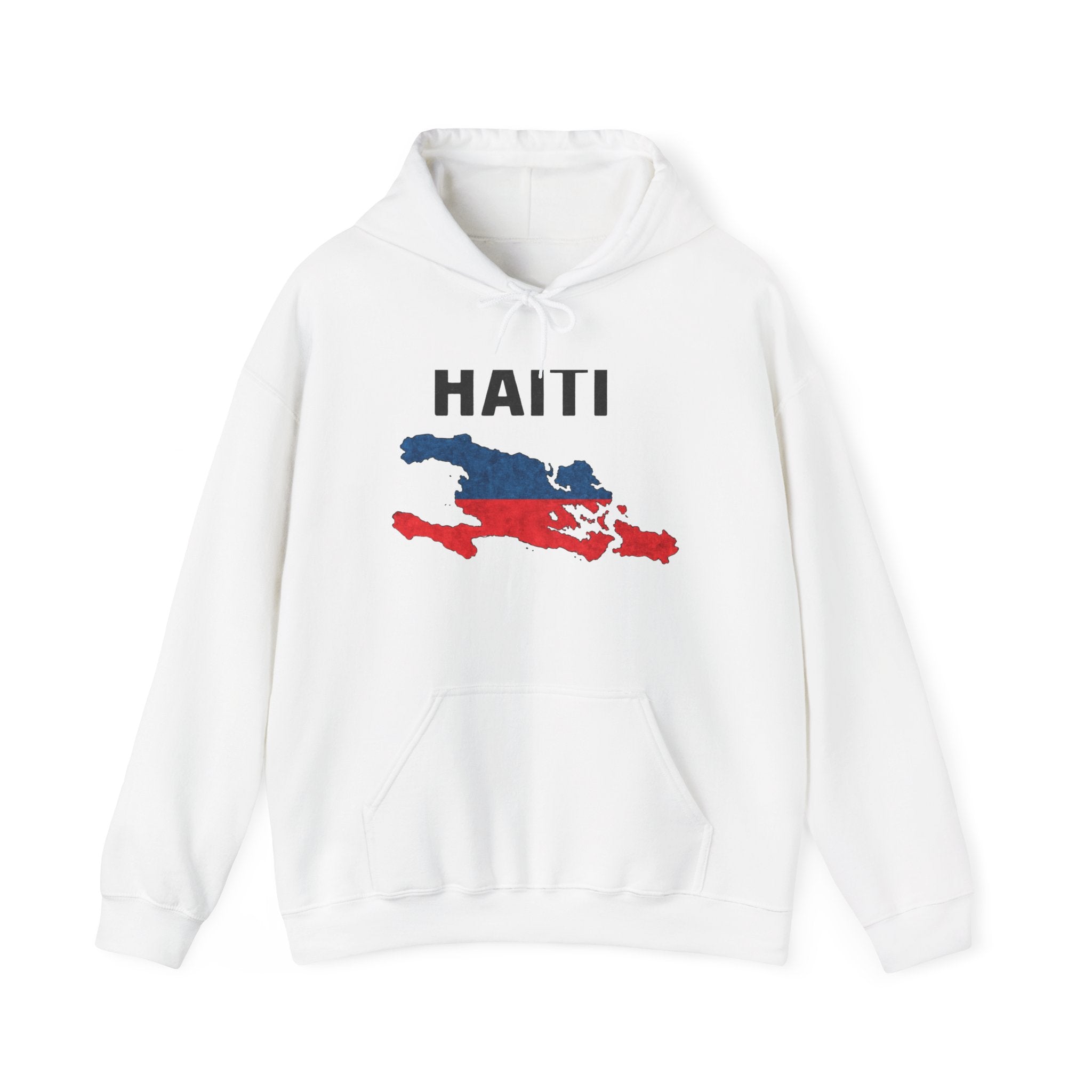 Haiti Map Hoodie – Patriotic Haiti Flag Map Sweatshirt
