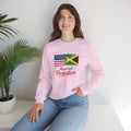 Mixed Tubh Perfection Sweatshirt — USA & Jamaica Flag Crewneck