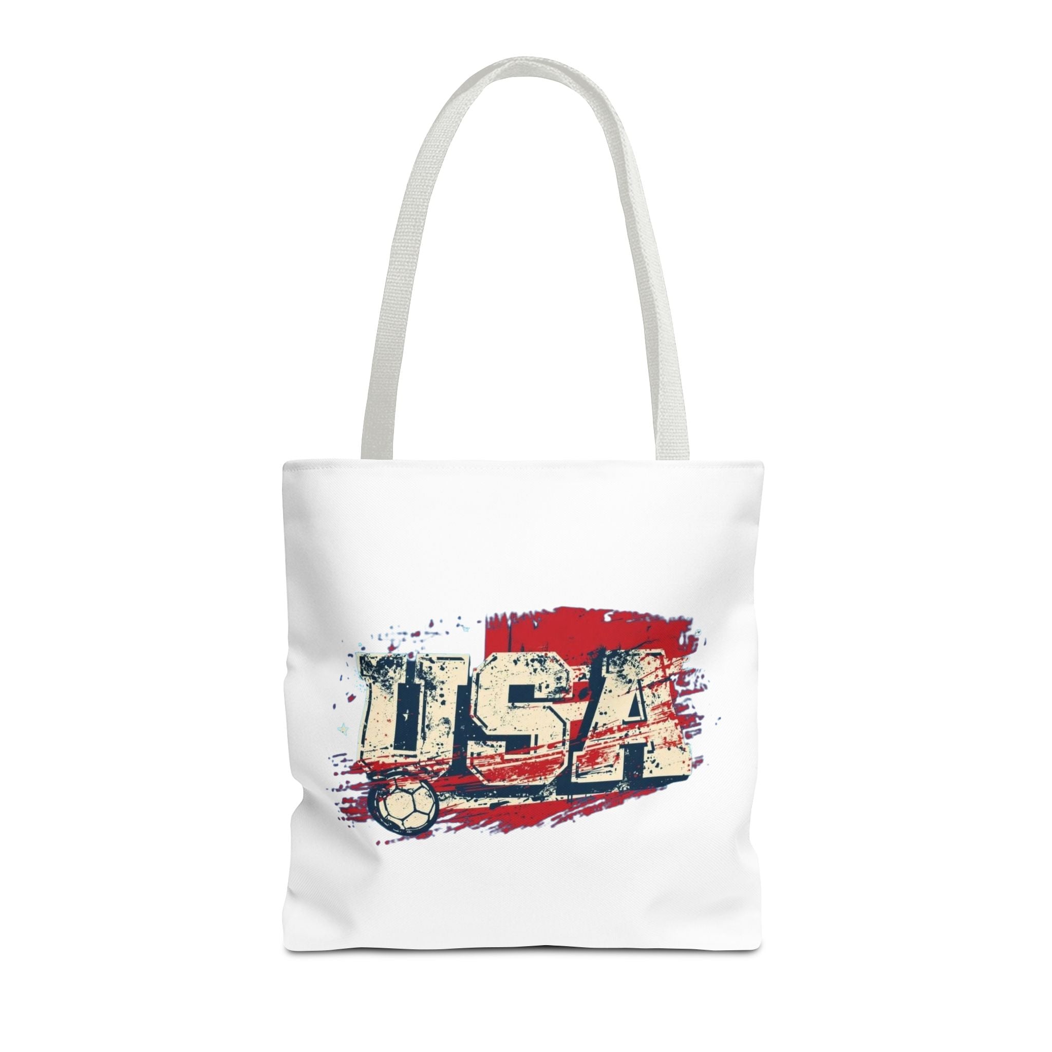 Patriotic USA Tote Bag — American Pride Eagle & Flag All-Over Print