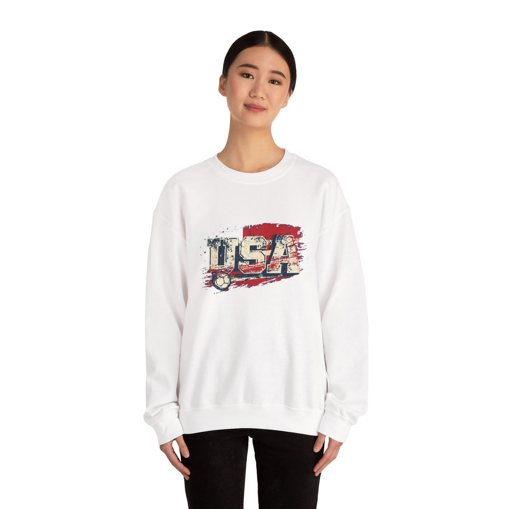 USA Soccer Crewneck Sweatshirt — Vintage American Soccer Pride