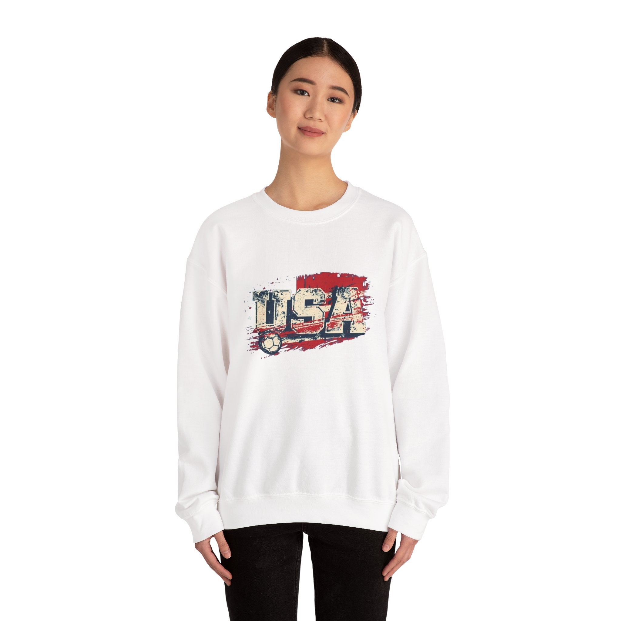 USA Soccer Crewneck Sweatshirt — Vintage American Soccer Pride