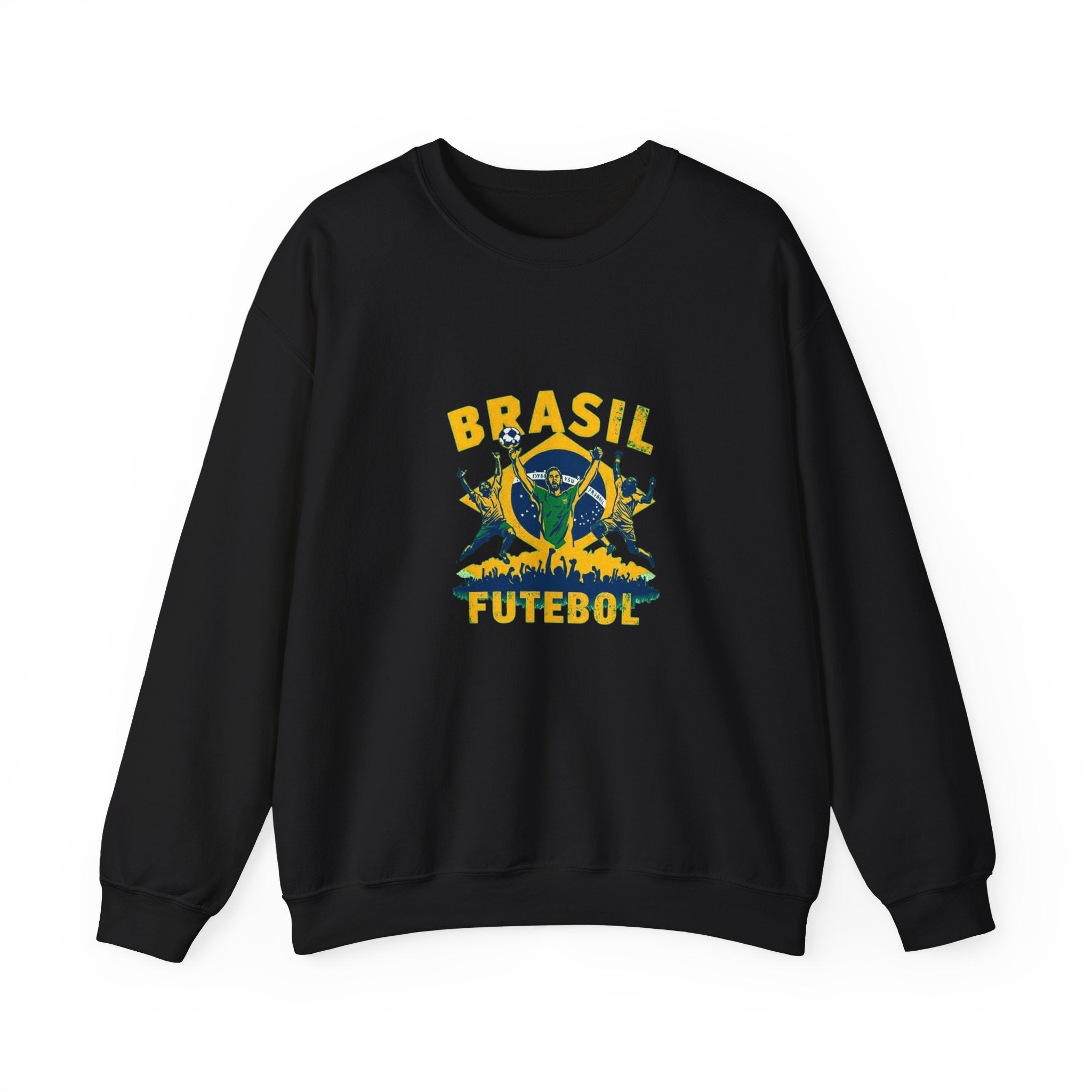 Brasil Futebol Crewneck Sweatshirt — Brazilian Soccer Graphic Pullover