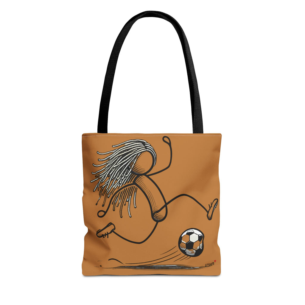 Soccer Girl Doodle Tote