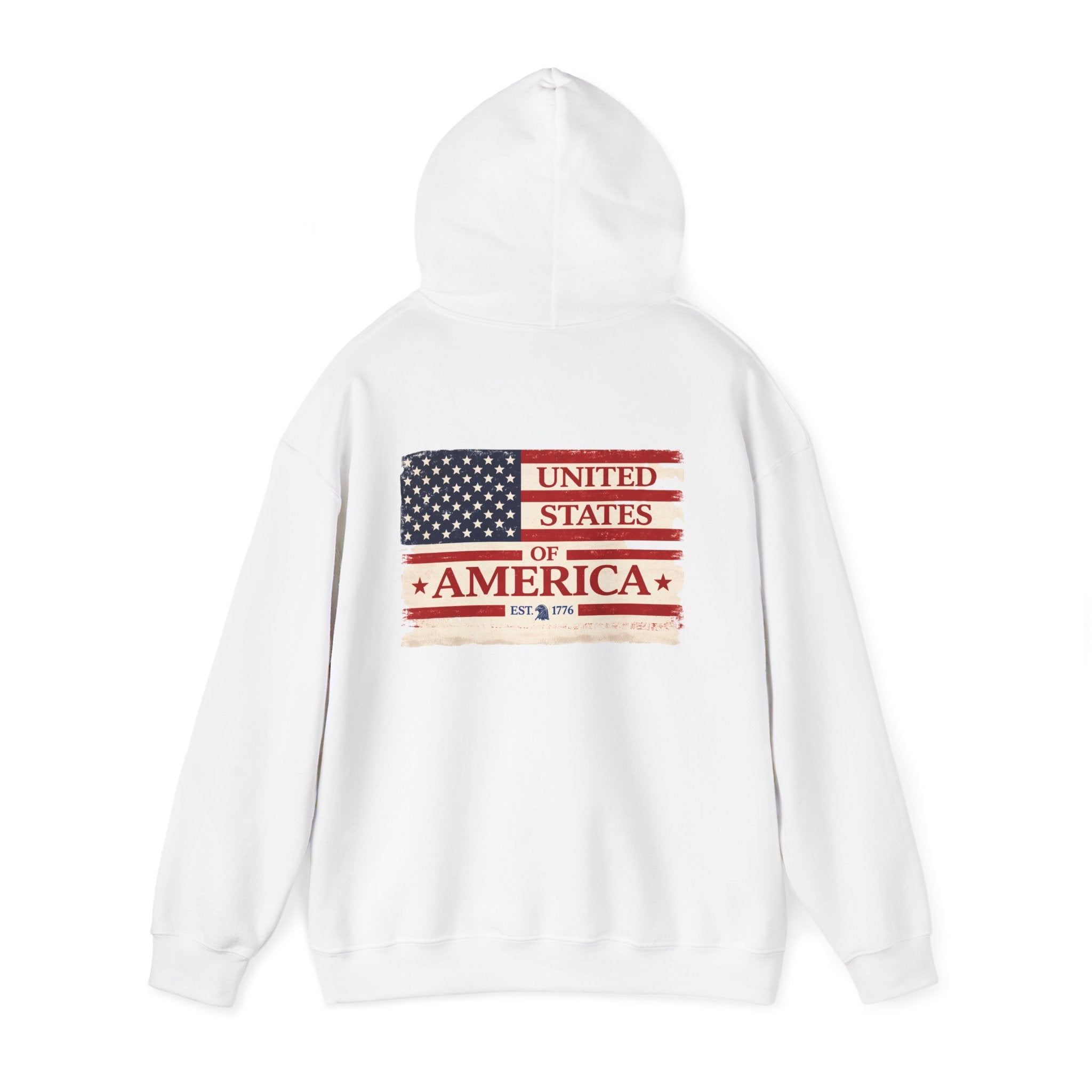 United States of America flag Hoodie | Vintage American flag sweatshirt