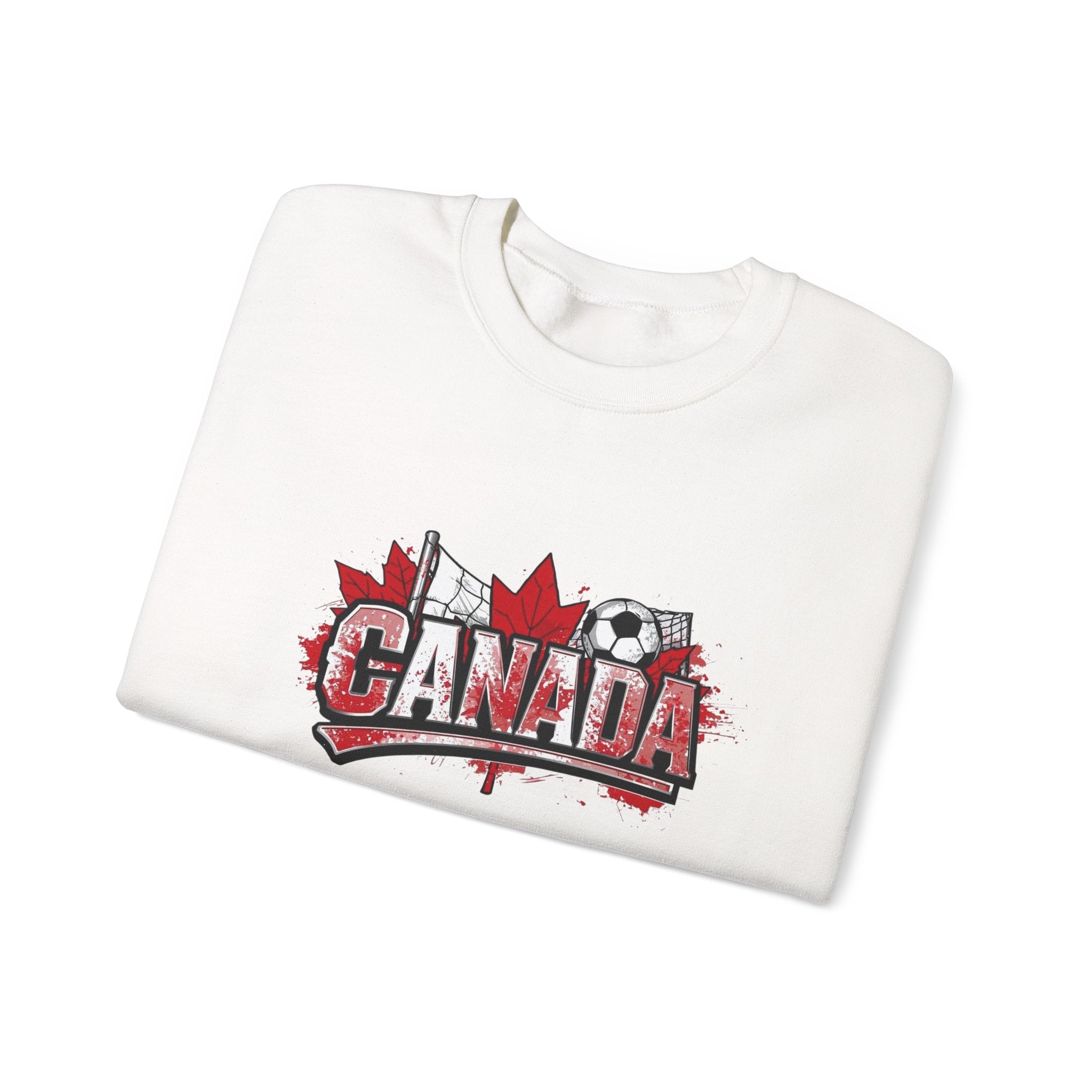Canada Soccer Crewneck Sweatshirt – Maple Leaf Canada Graphic