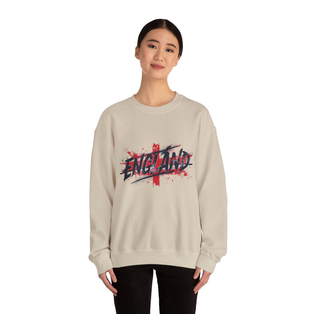 England Flag Grunge Sweatshirt
