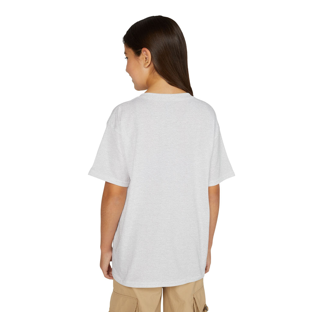 Stick Figure Tennis Player Youth T-Shirt | Kids Sports Tee