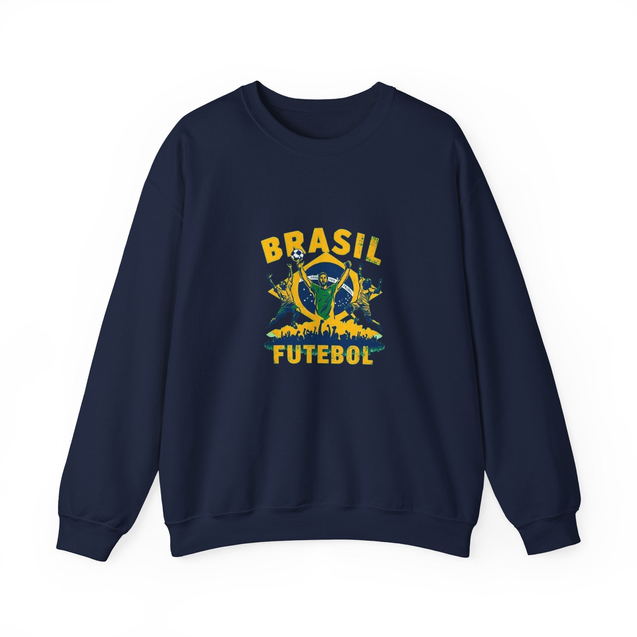 Brasil Futebol Crewneck Sweatshirt — Brazilian Soccer Graphic Pullover