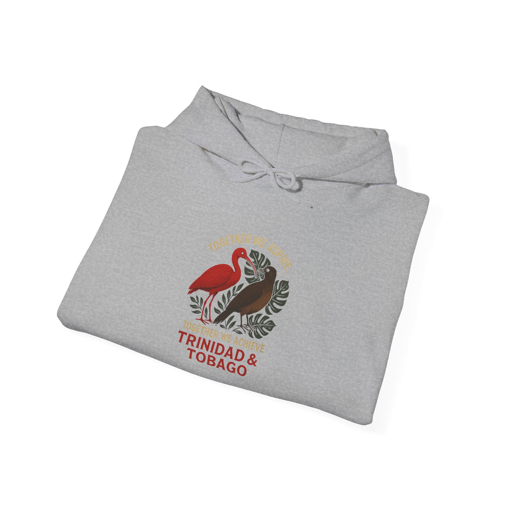 Trinidad & Tobago Flamingo Crest Hoodie | Island Pride Sweatshirt