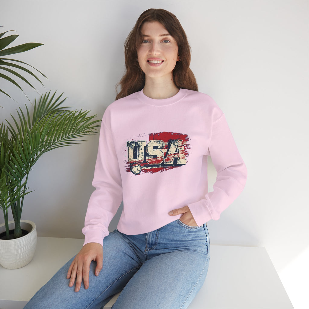 USA Soccer Crewneck Sweatshirt — Vintage American Soccer Pride