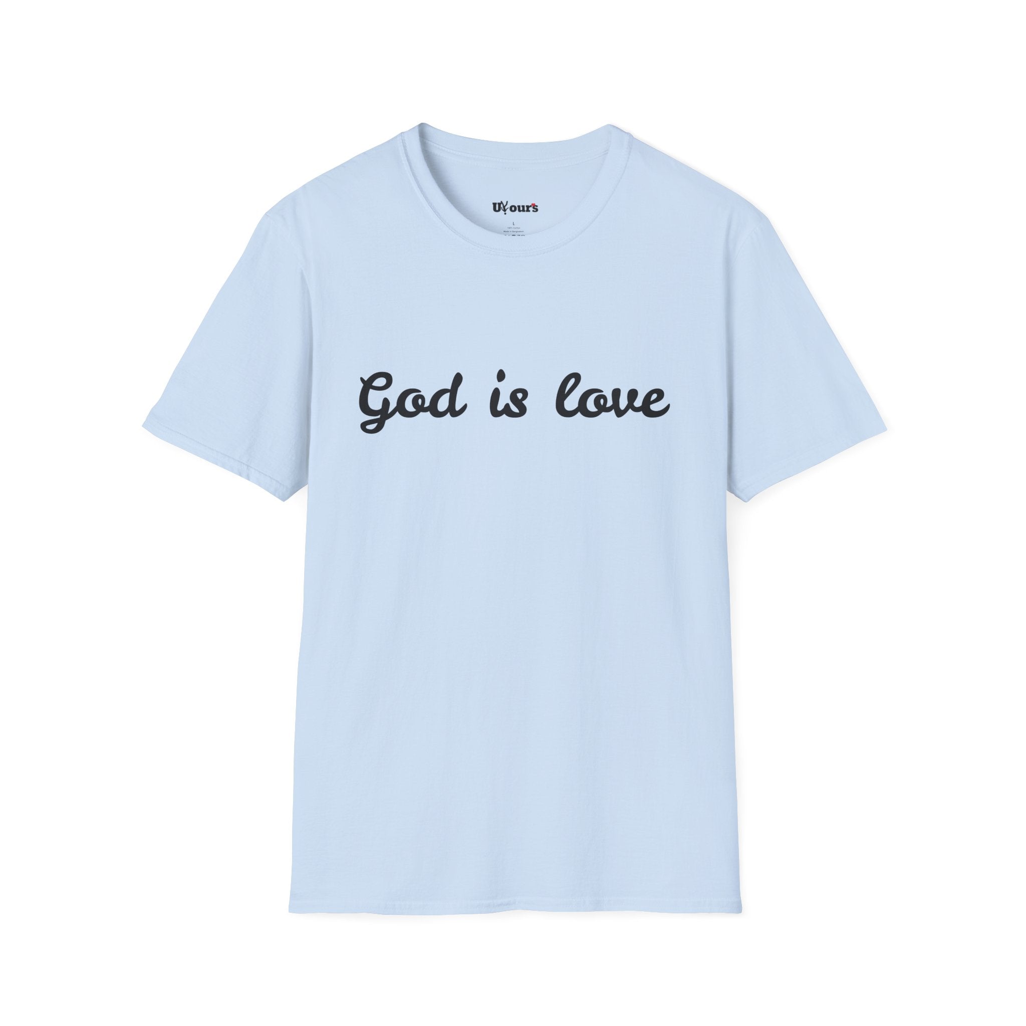 God is Love T-Shirt | Script Faith Christian Tee