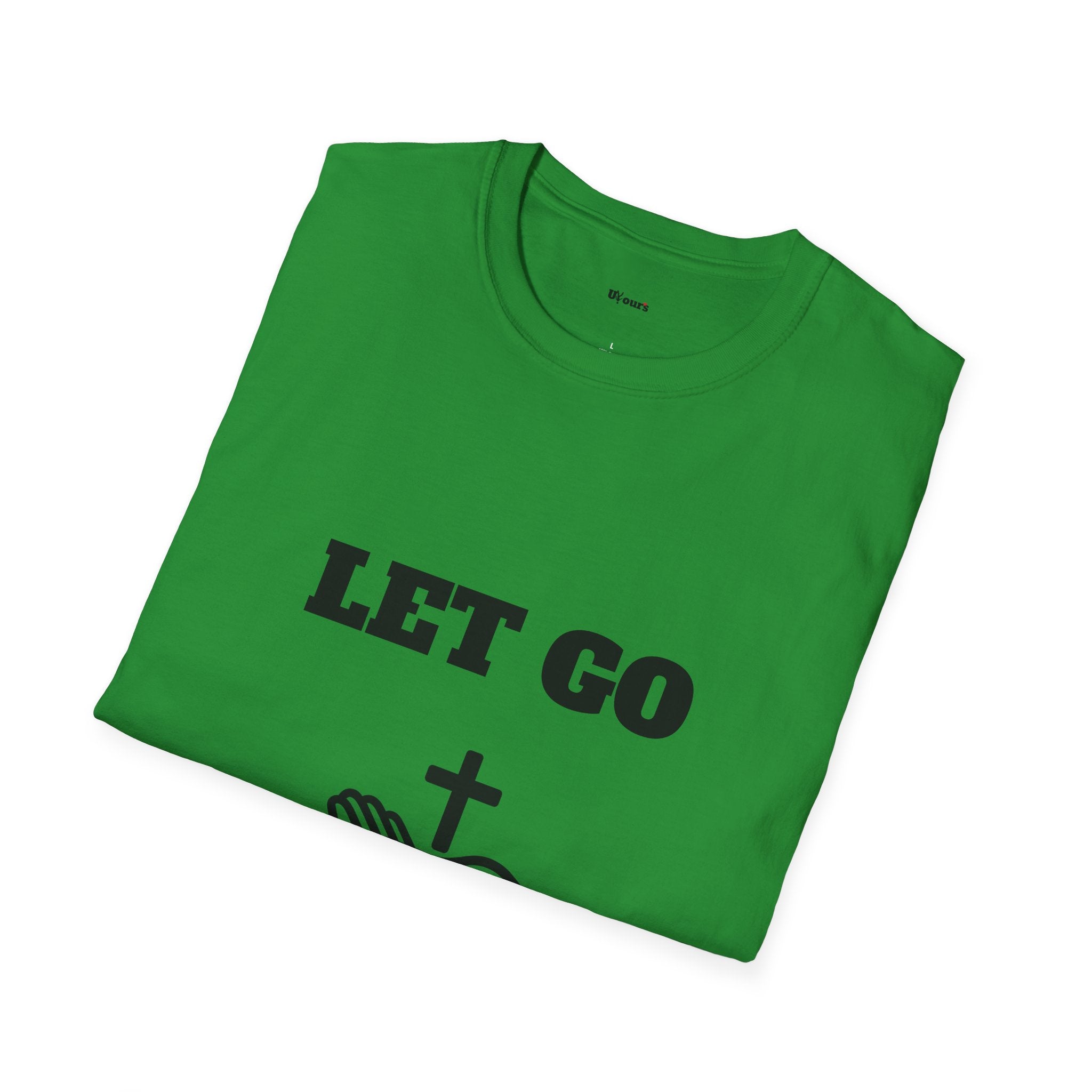 Inspirational Faith T-Shirt - Let Go Let God, Unisex Tee, Christian Gift, Motivational Apparel, Everyday Wear, Positive Message