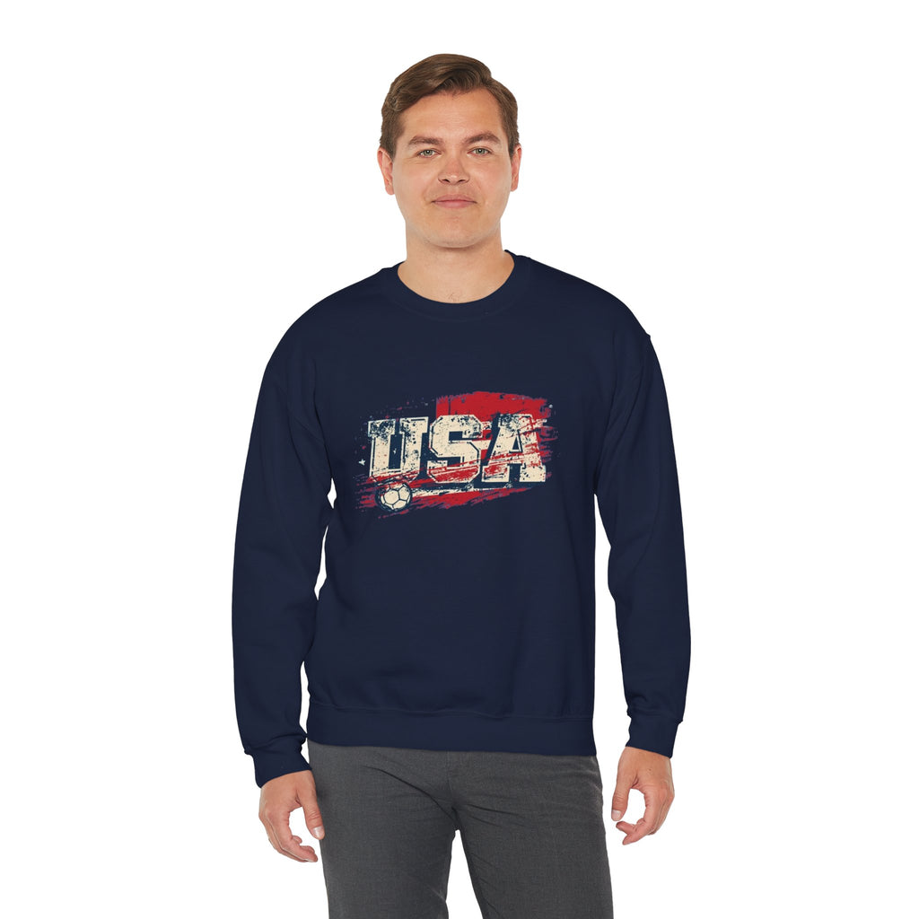 USA Soccer Crewneck Sweatshirt — Vintage American Soccer Pride