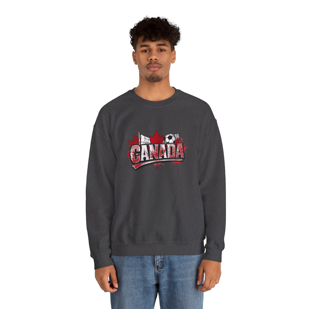 Canada Soccer Crewneck Sweatshirt – Maple Leaf Canada Graphic