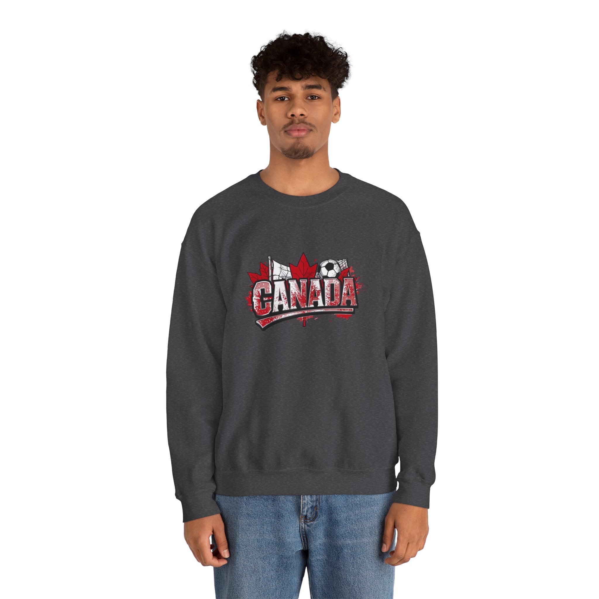Canada Soccer Crewneck Sweatshirt – Maple Leaf Canada Graphic