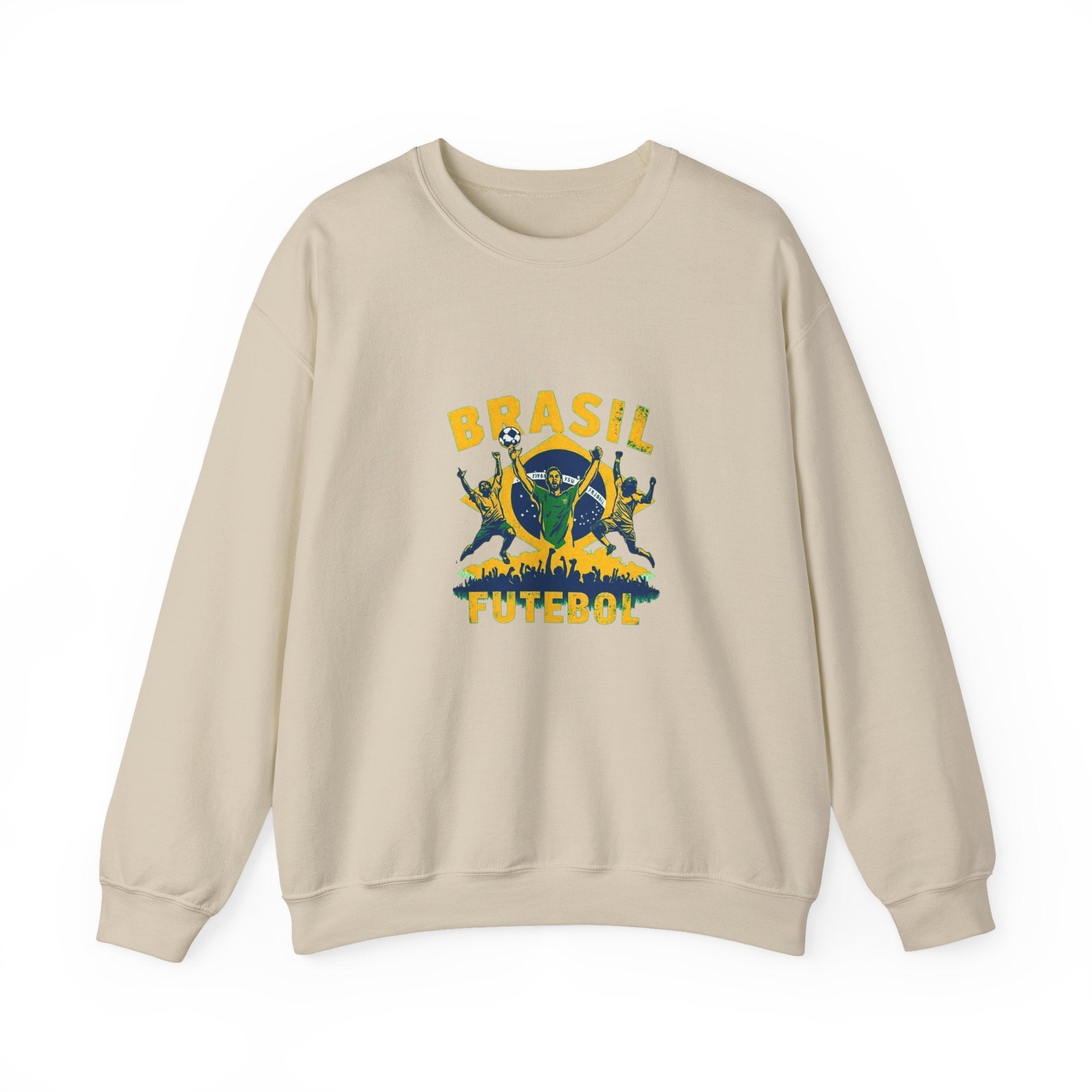 Brasil Futebol Crewneck Sweatshirt — Brazilian Soccer Graphic Pullover