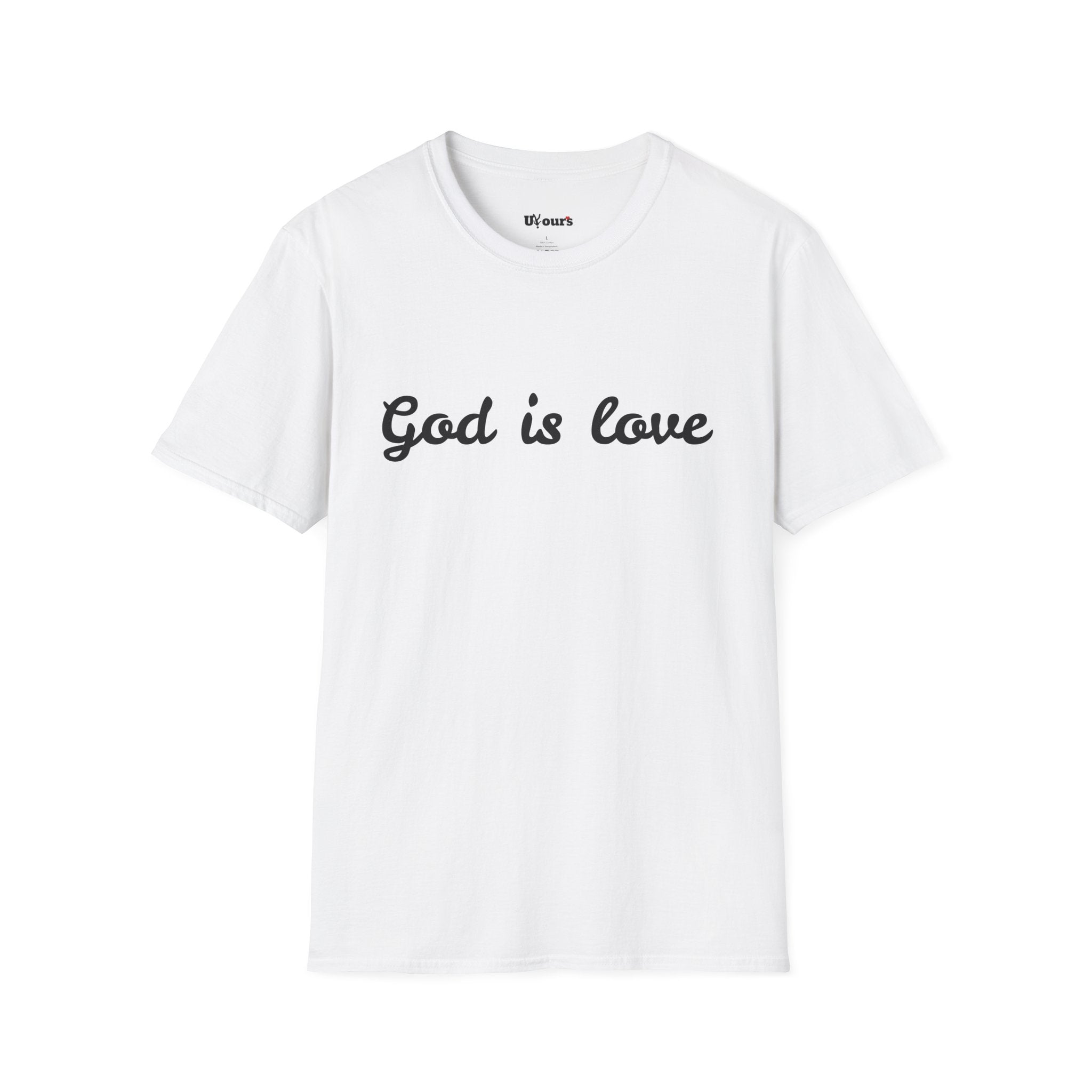 God is Love T-Shirt | Script Faith Christian Tee