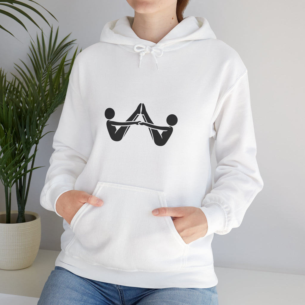 Hoodie — Minimalist Balance Symbol Pullover
