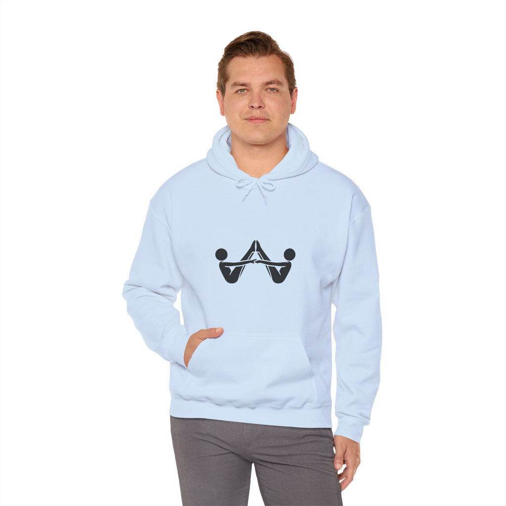 Hoodie — Minimalist Balance Symbol Pullover