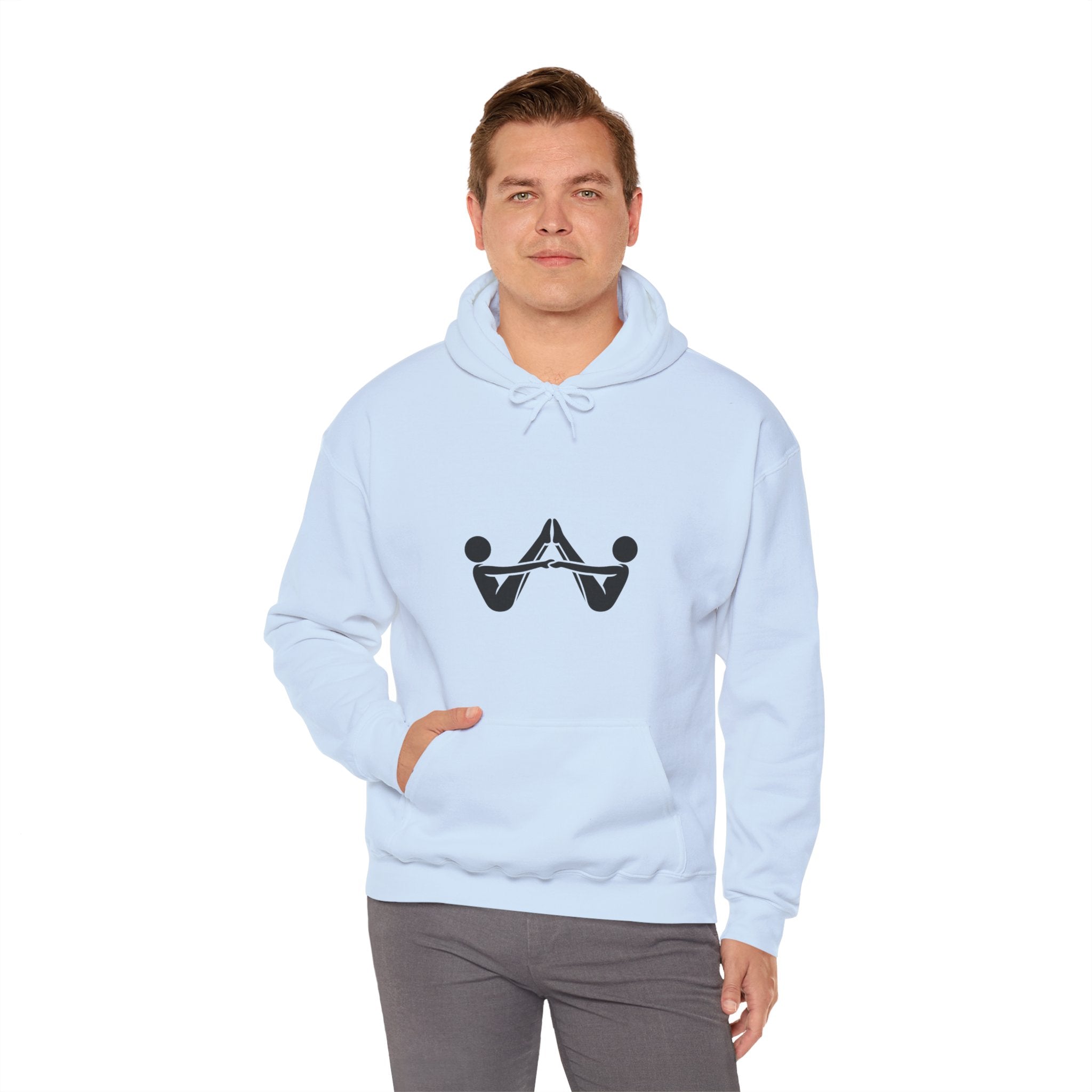 Hoodie — Minimalist Balance Symbol Pullover
