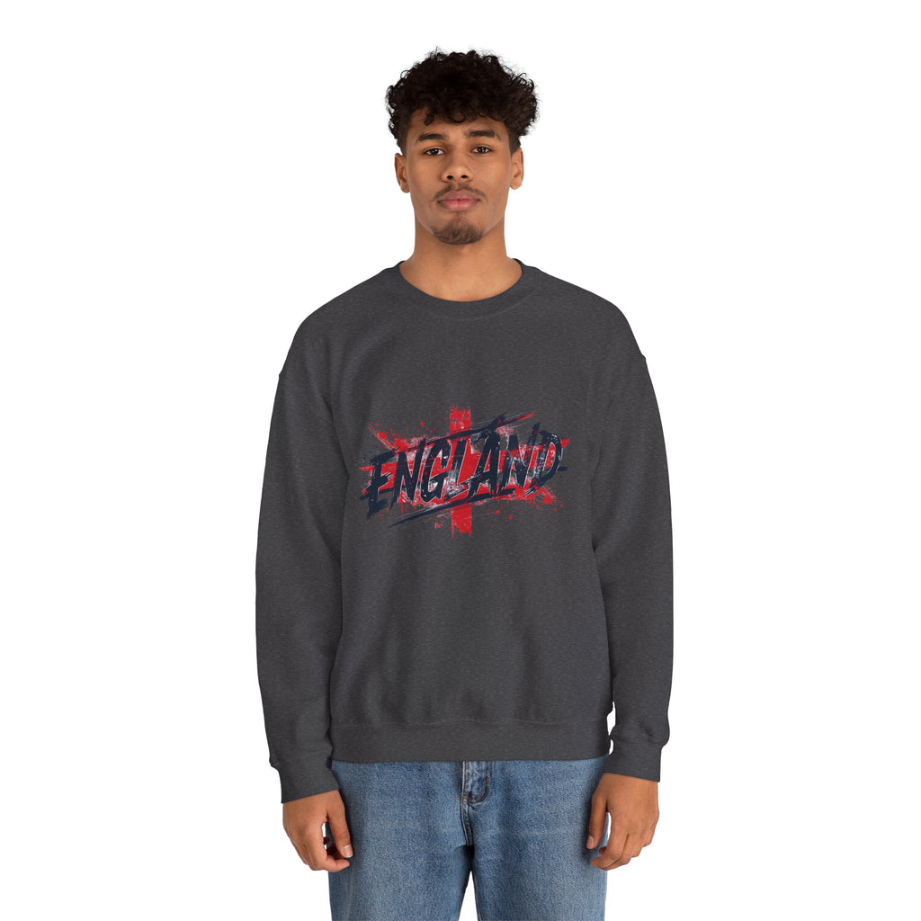 England Flag Grunge Sweatshirt