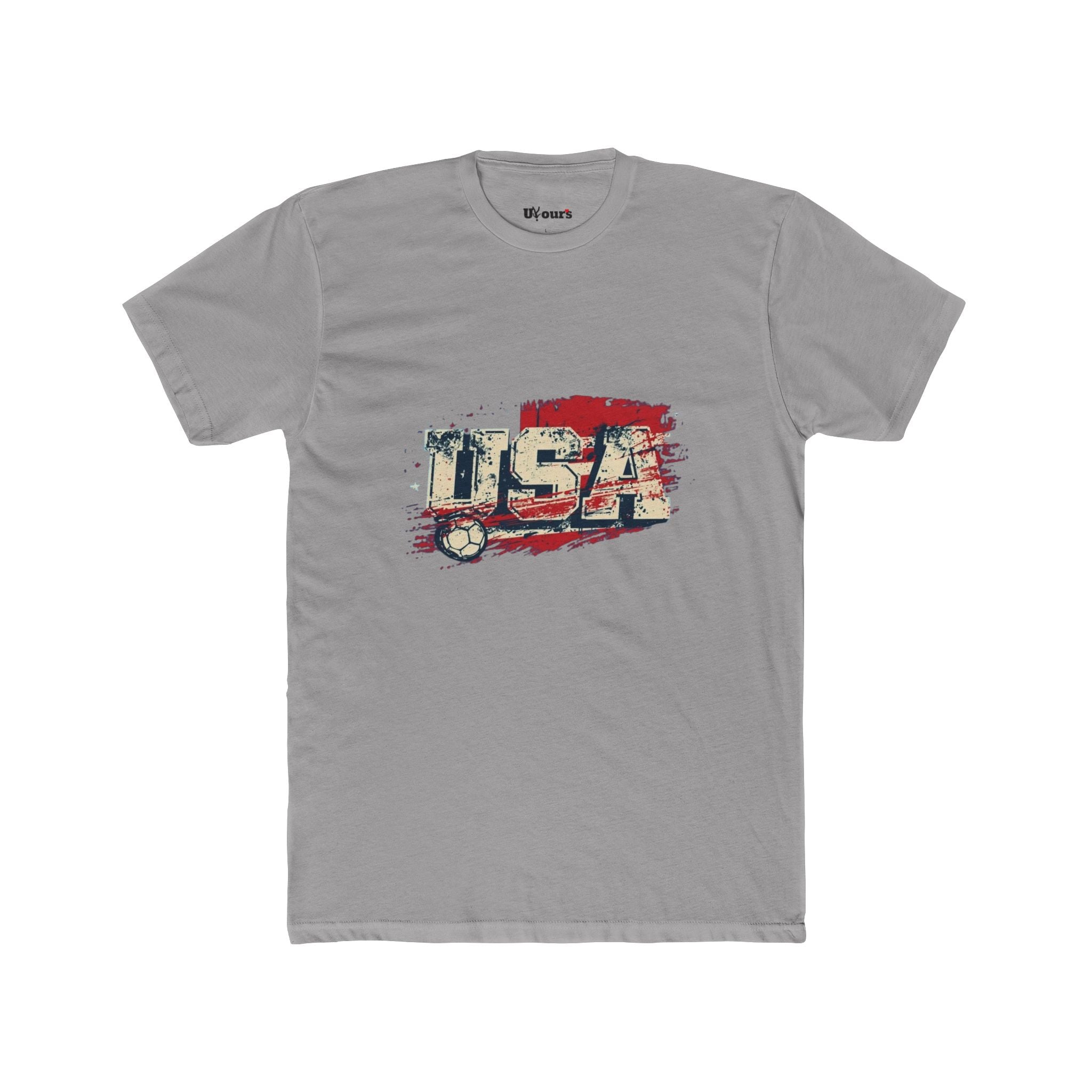 USA Distressed Flag T‑Shirt — Patriotic Vintage Graphic Tee