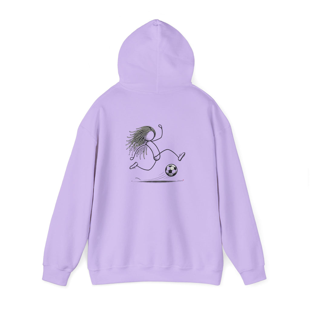 Unisex Heavy Blend™ Hooded Sweatshirt Dreadlocks, Soccer Player