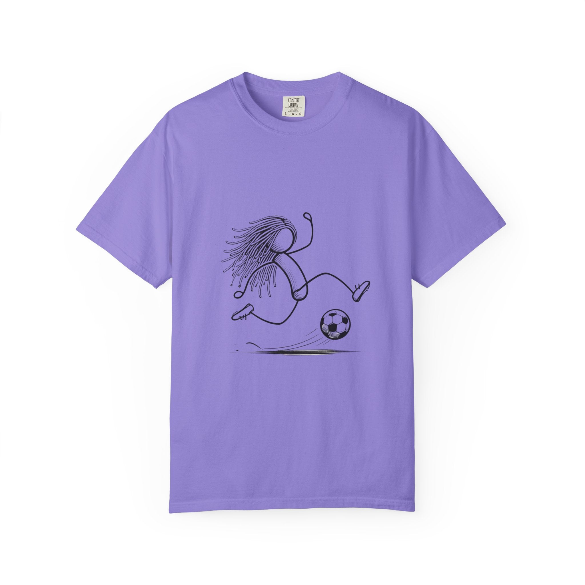Soccer Girl Sketch T-Shirt