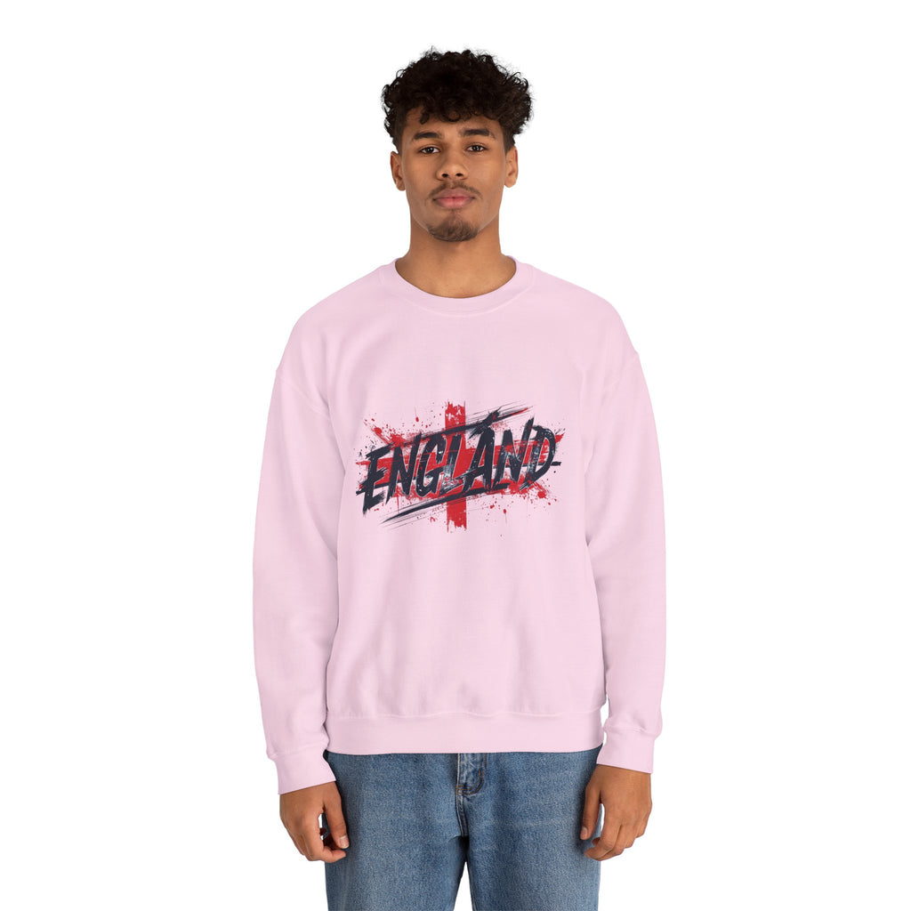 England Flag Grunge Sweatshirt