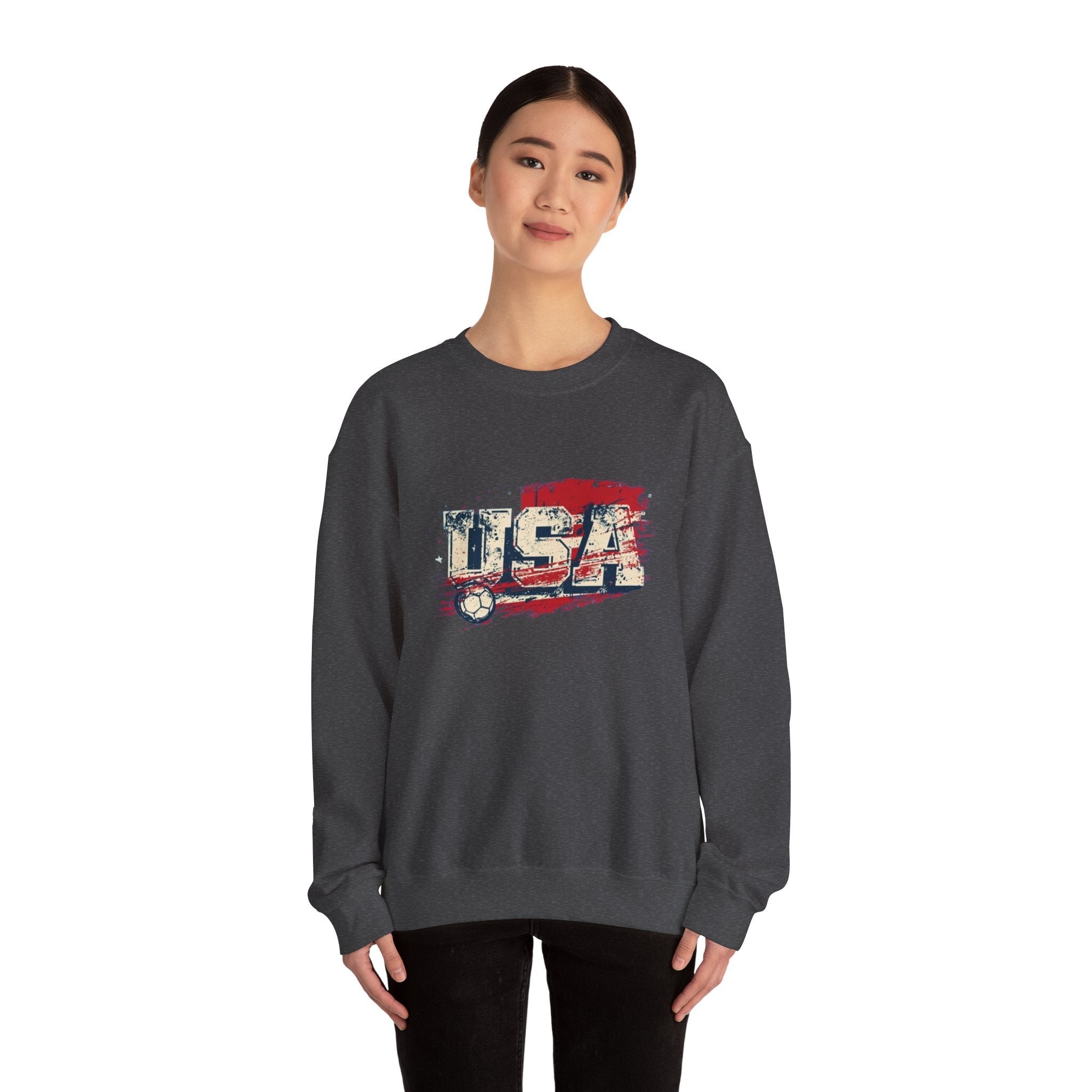 USA Soccer Crewneck Sweatshirt — Vintage American Soccer Pride