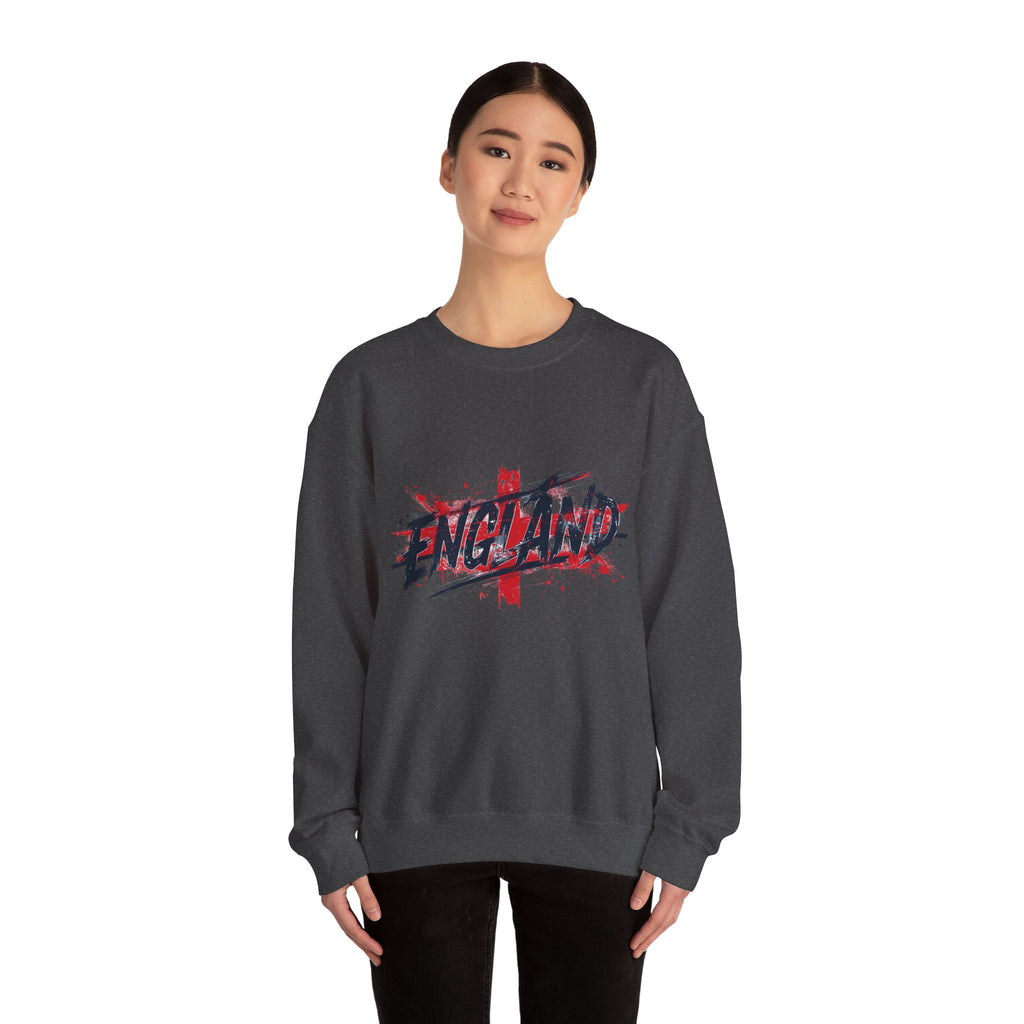 England Flag Grunge Sweatshirt