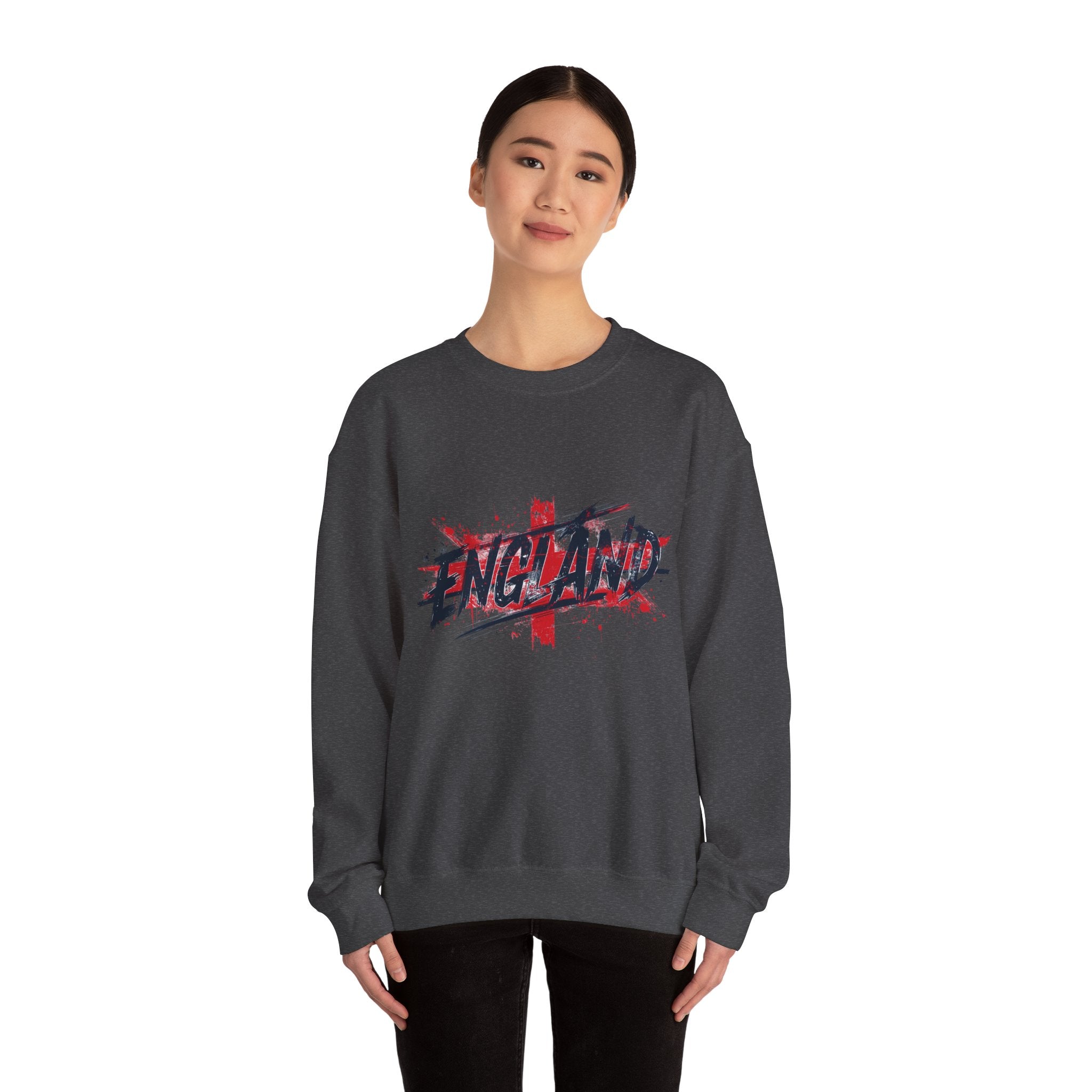 England Flag Grunge Sweatshirt