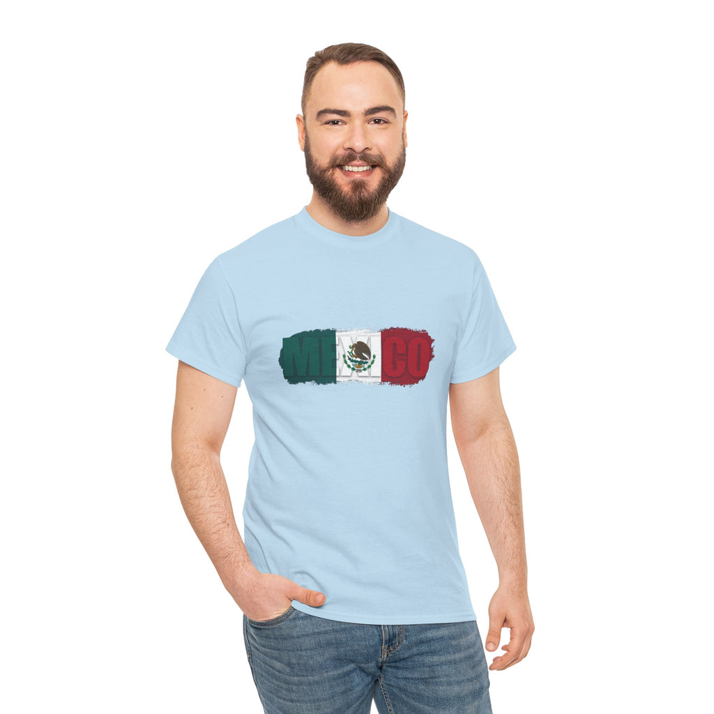 Mexico Flag Distressed Tee — Mexican Pride T-Shirt, Independence Day & Cinco de Mayo Shirt