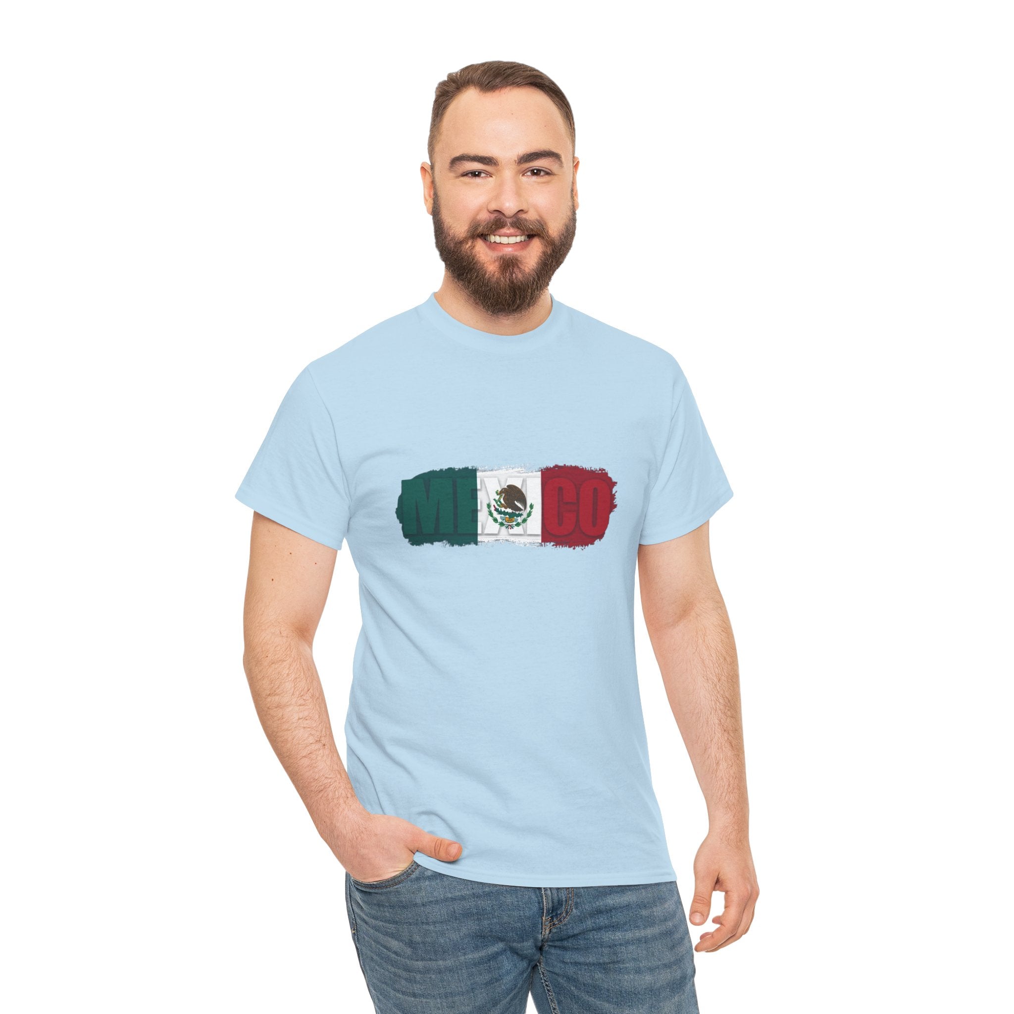 Mexico Flag Distressed Tee — Mexican Pride T-Shirt, Independence Day & Cinco de Mayo Shirt