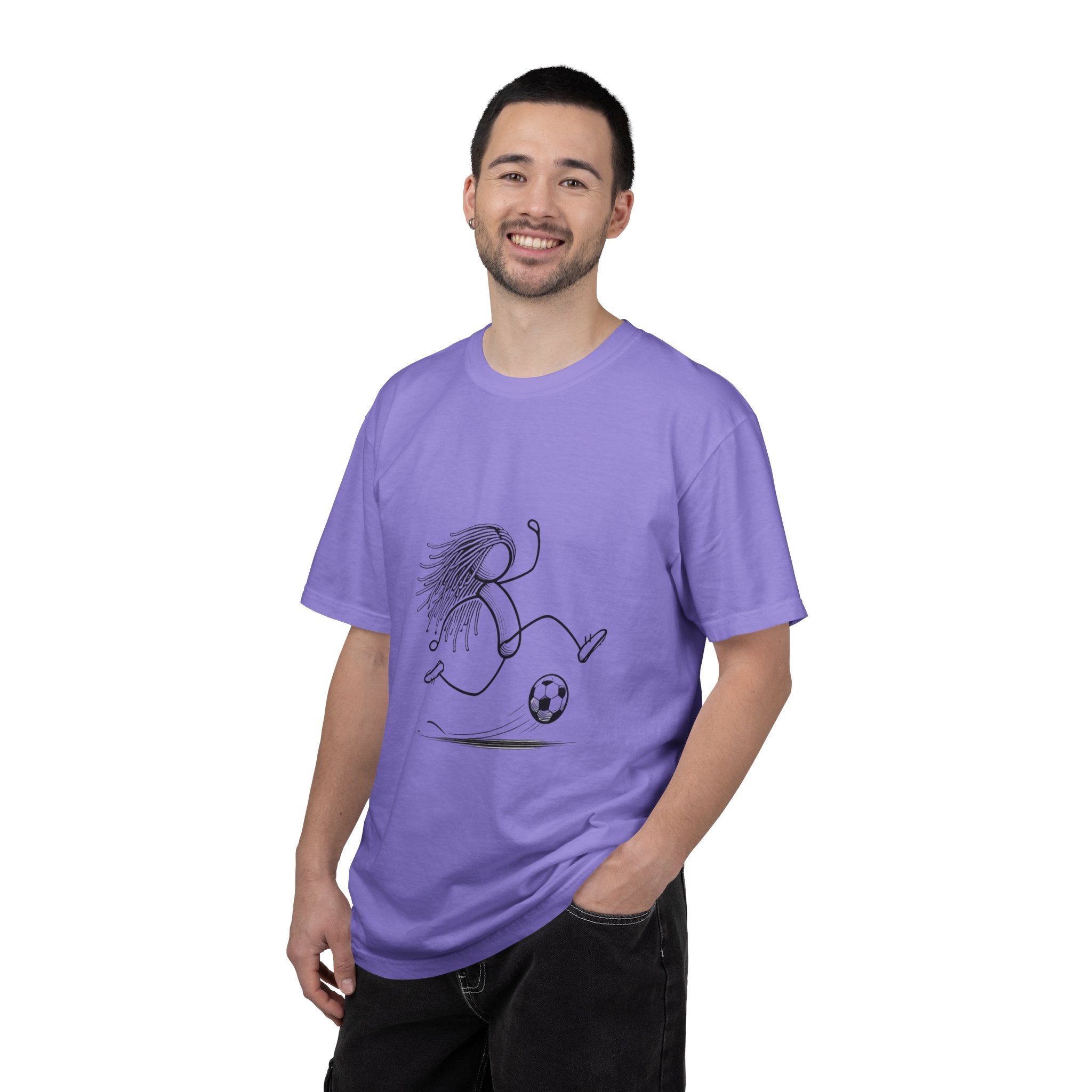 Soccer Girl Sketch T-Shirt